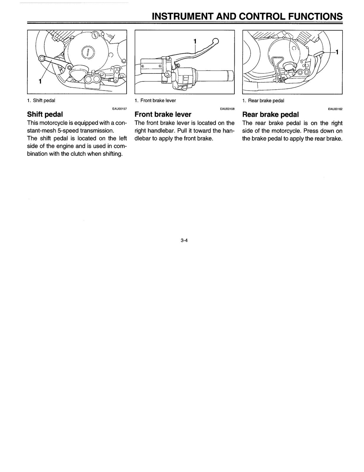 YAMAHA Virago XV535 Owners Manual - STEEL WIRE BOUND - PROTECTIVE COVERS