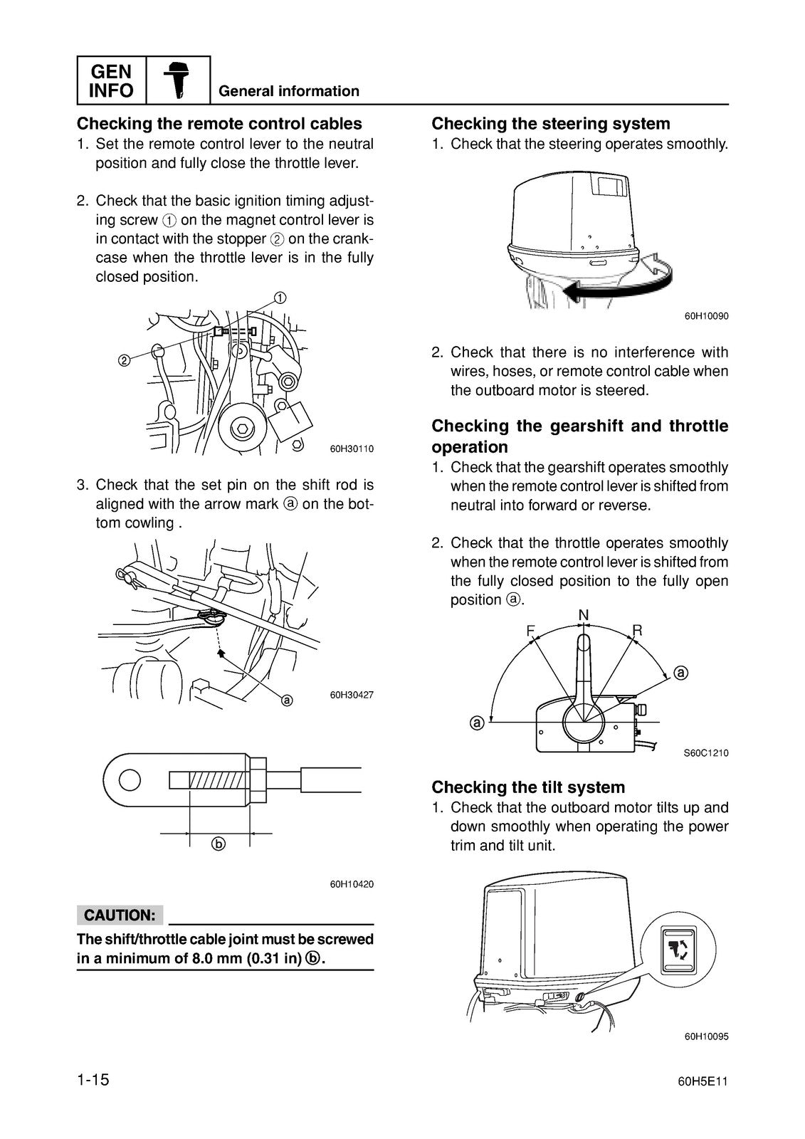 YAMAHA 200A L200A Outboard Service Manual - BOUND - COVERS - XL FOLDOUT PAGES