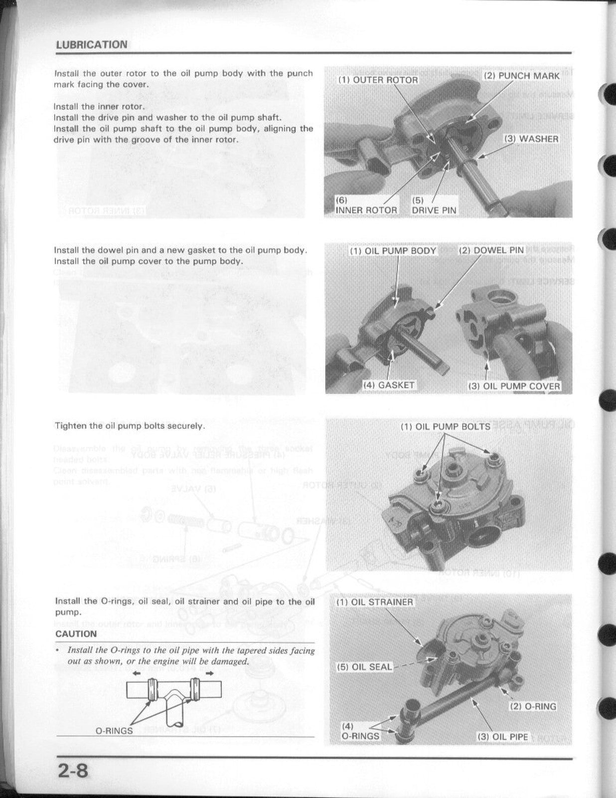 HONDA XL600V Transalp Motorcycle Service Manual - BOUND - COVERS - XL FOLDOUTS