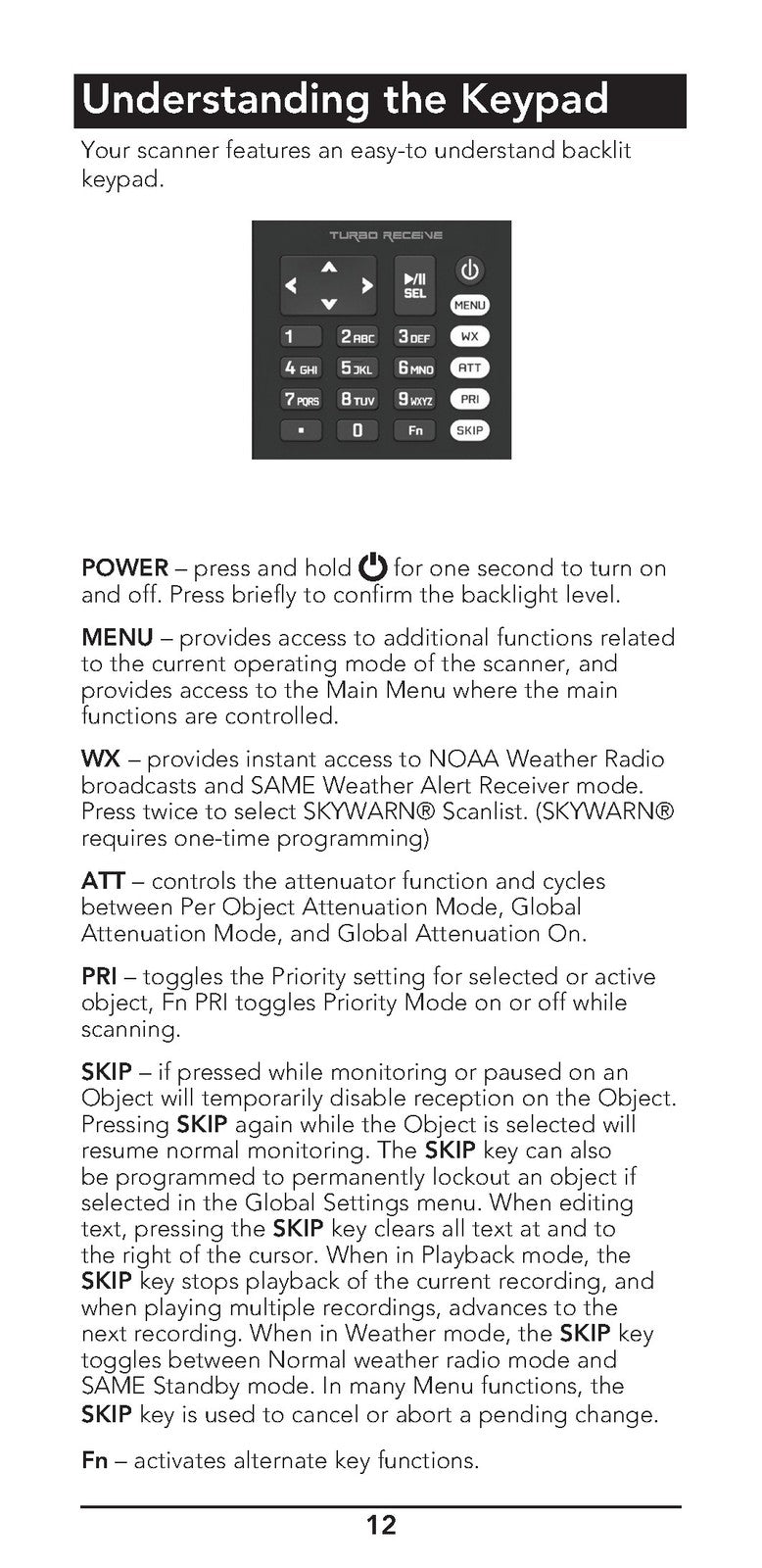 WHISTLER TRX-1 Scanner Radio User Manual - STEEL WIRE BOUND - PROTECTIVE COVERS
