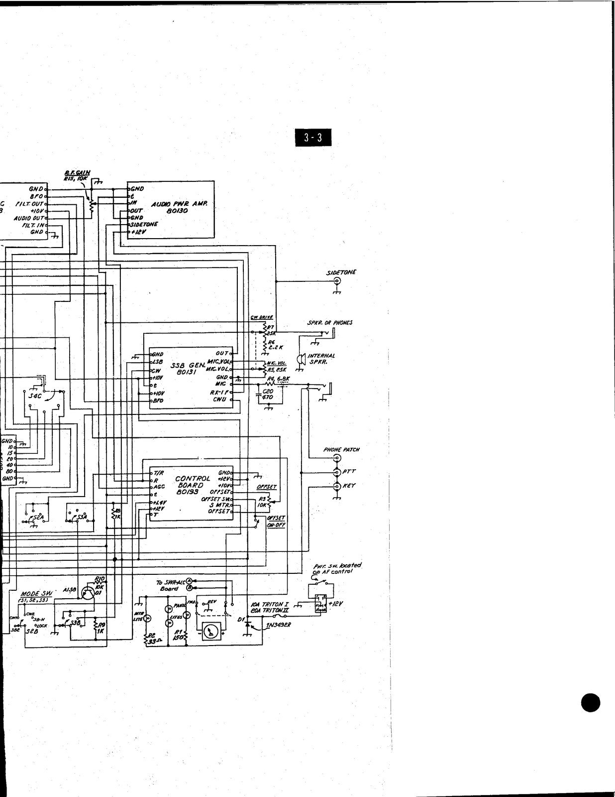 TEN TEC Triton 1  2 Models 510 520 Owners Manual - WIRE BOUND - TOUGH COVERS