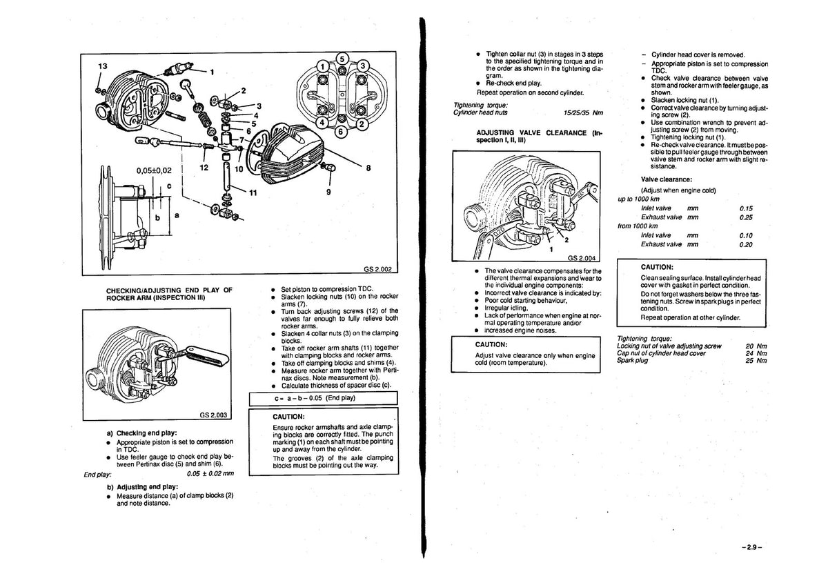 BMW R80GS R100R Motorcycle Repair Manual - STEEL WIRE BOUND - PROTECTIVE COVERS