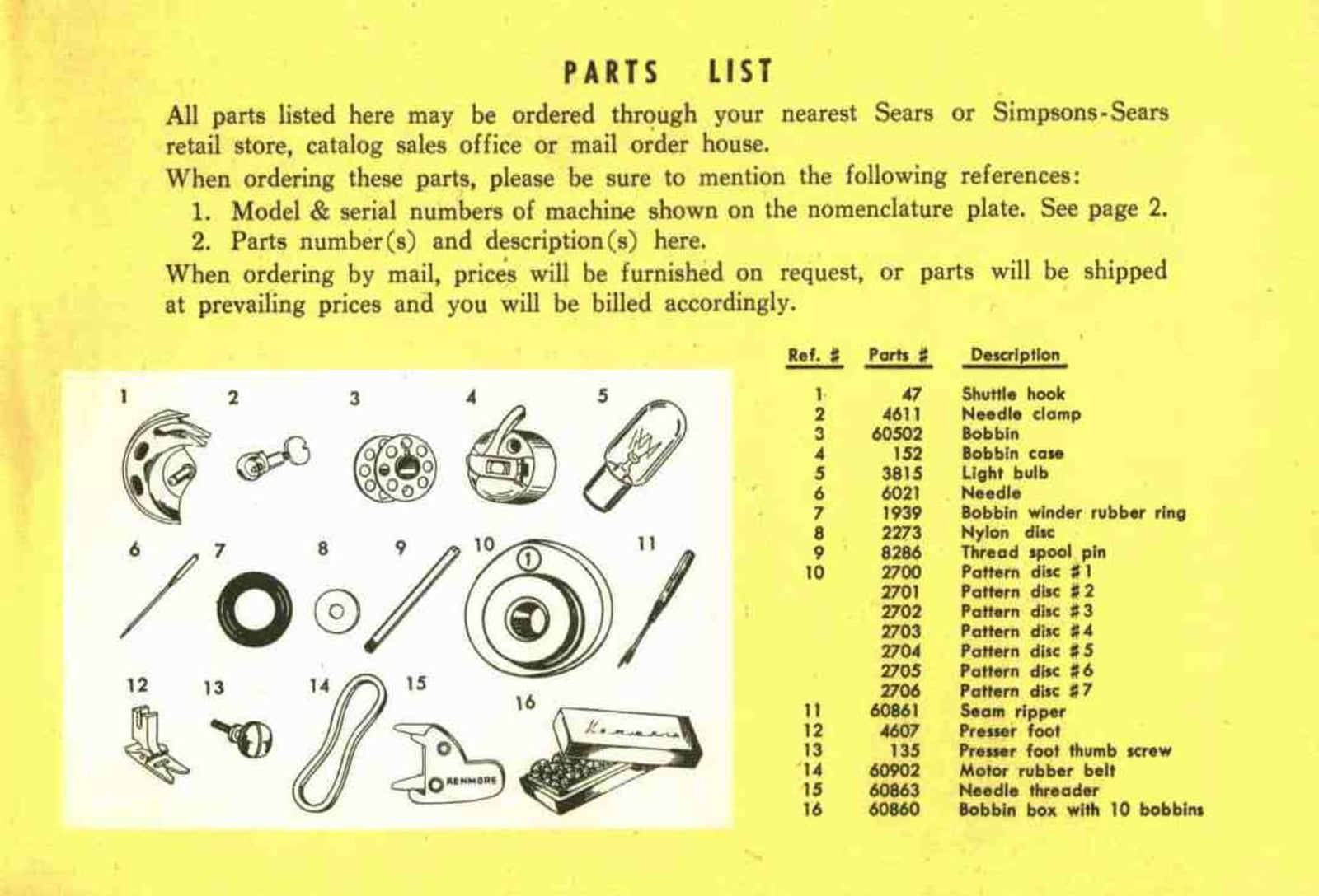 KENMORE 158370 158371 158372 158373 158374 Instruction Manual, FOLDOUTS