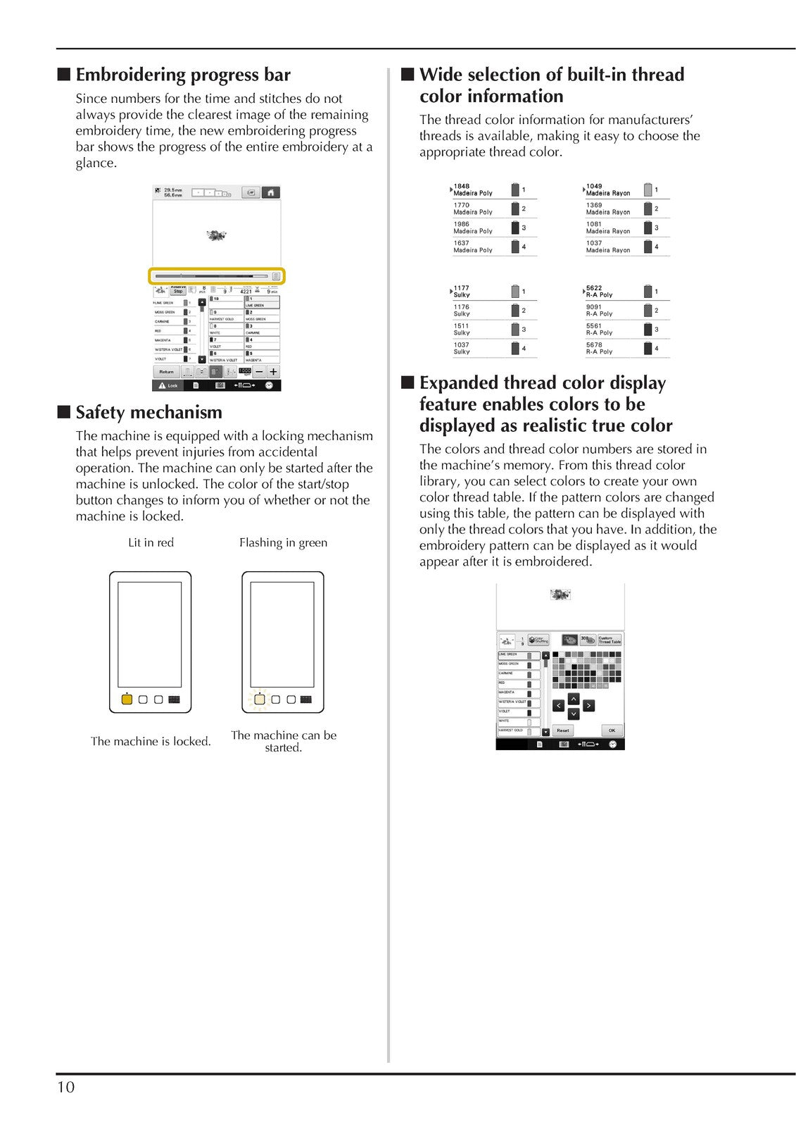 BABY LOCK Valiant BMV10 Embroidery Machine Instruction Manual - WIRE BOUND