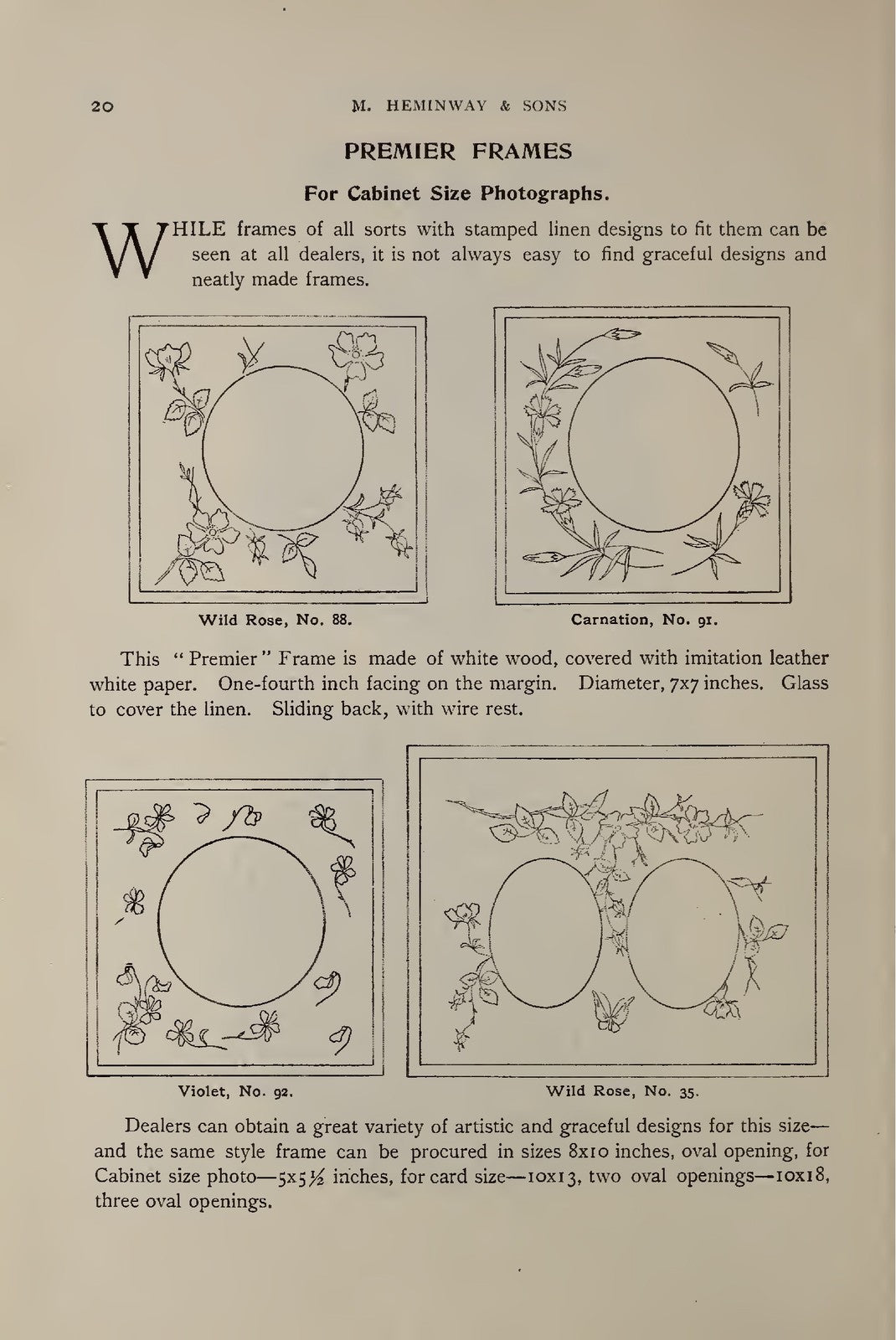 HEMINWAY Wash Silks Embroidery Crochet And Knitting Manual 1899, FOLDOUTS