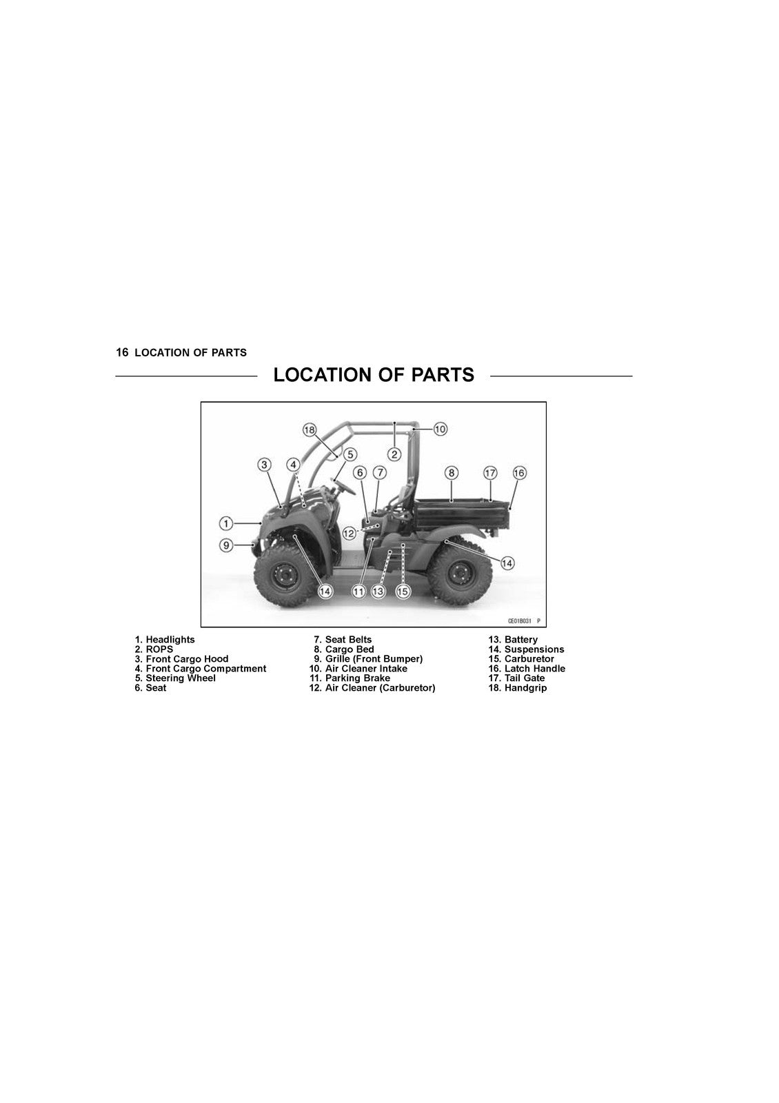 KAWASAKI Mule 610 4x4 XC Camo Utility Vehicle Owners Manual 2014 - WIRE BOUND