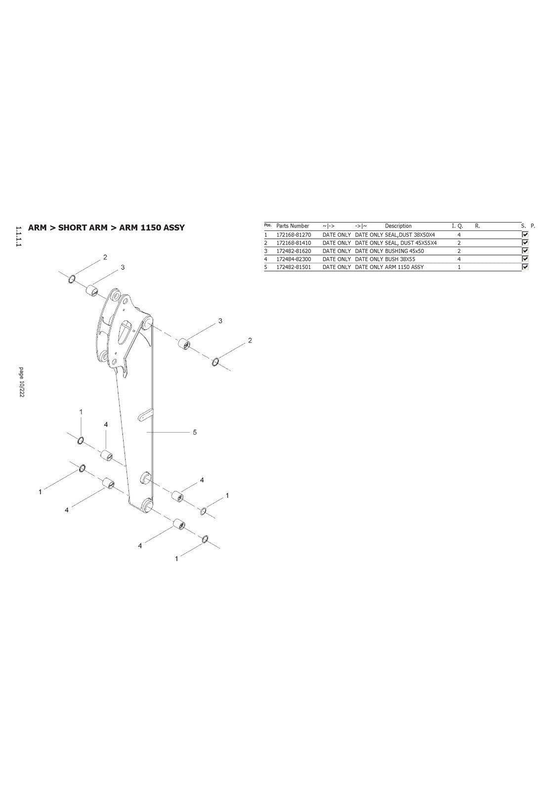 YANMAR ViO25-4 Mini Excavator Parts Catalog Manual 2013 - WIRE BOUND - COVERS