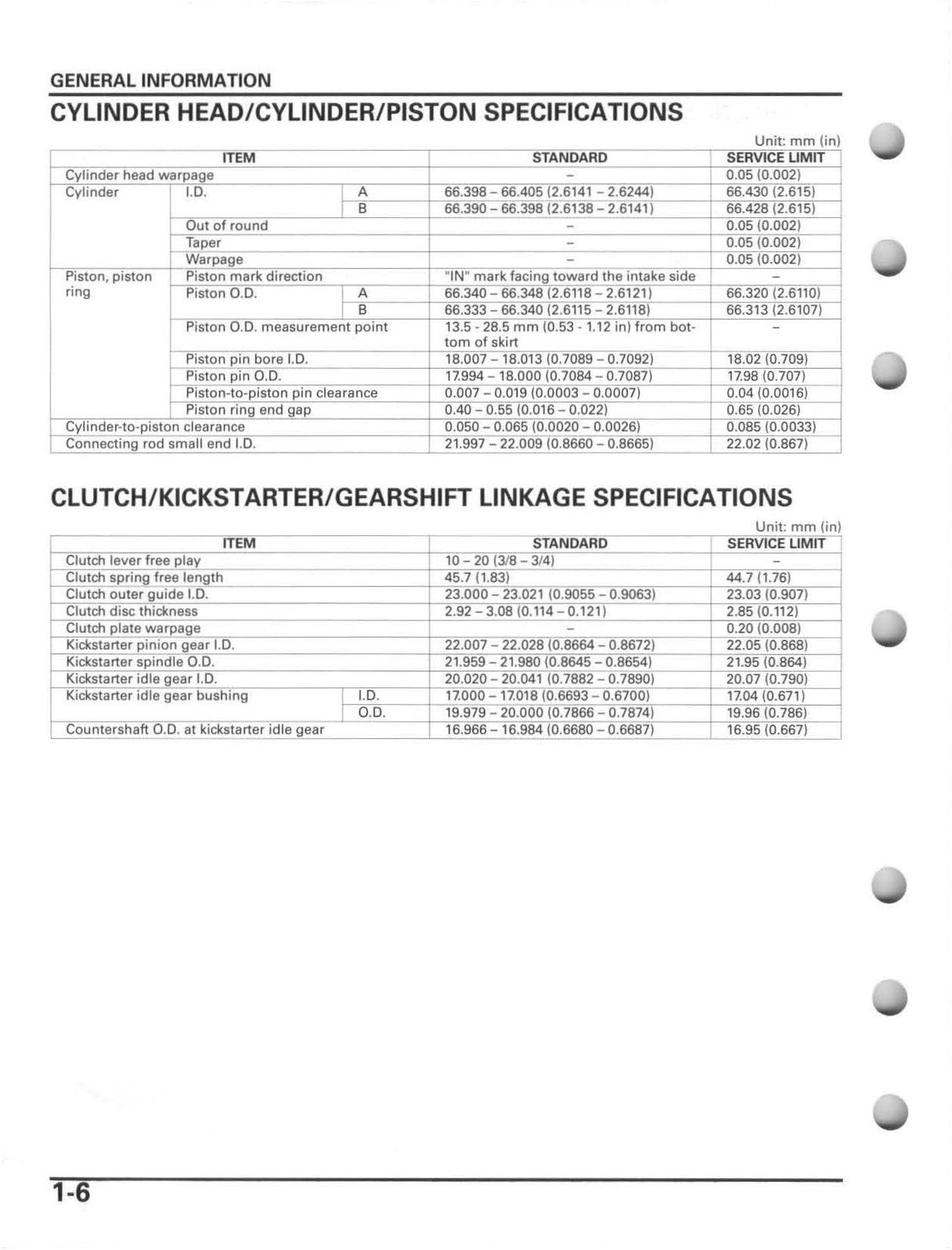 HONDA CR250R Motorcycle Service Manual 2005-2007 - WIRE BOUND - TOUGH COVERS