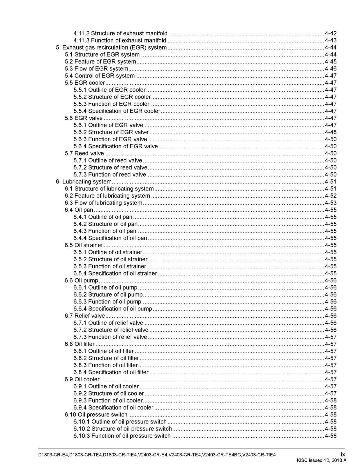 KUBOTA D1803-CR V2403-CR Diesel Engine Workshop Manual - WIRE BOUND - COVERS