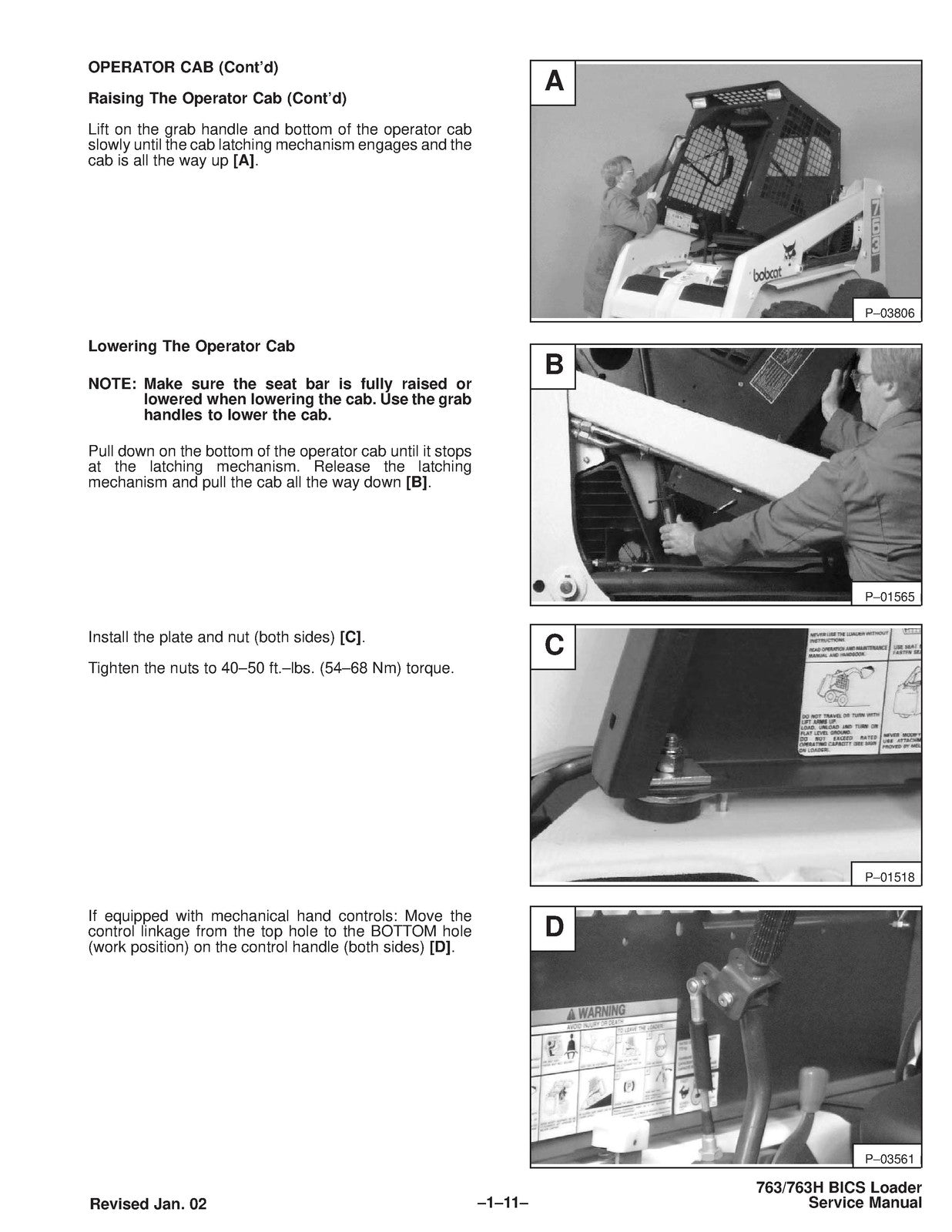 BOBCAT 763 High Flow Skid Steer Loader SERVICE MANUAL, BOUND, COVERS, FOLDOUTS