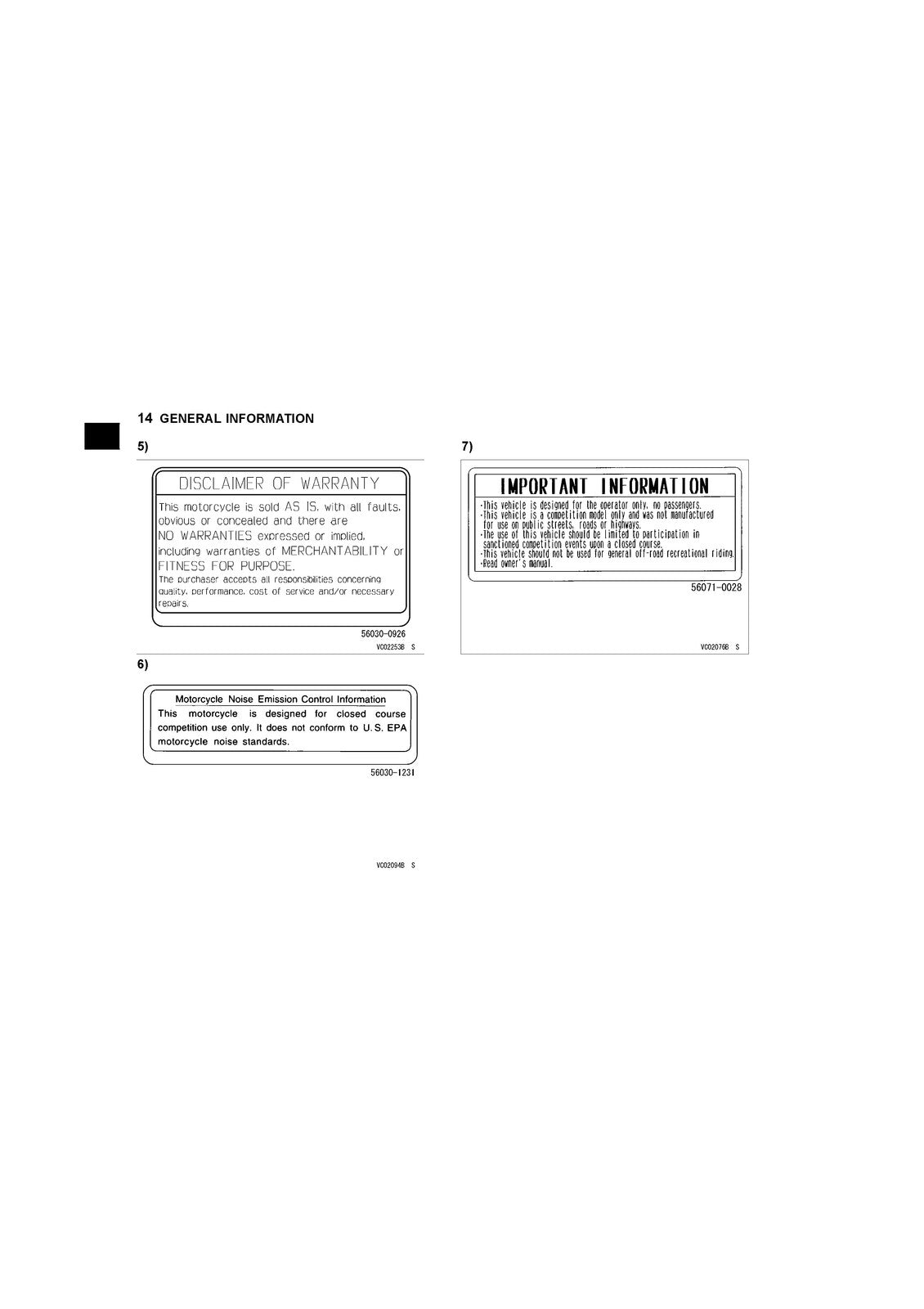 KAWASAKI KX250F Motorcycle Service Manual 2018 - STEEL WIRE BOUND - TOUGH COVERS