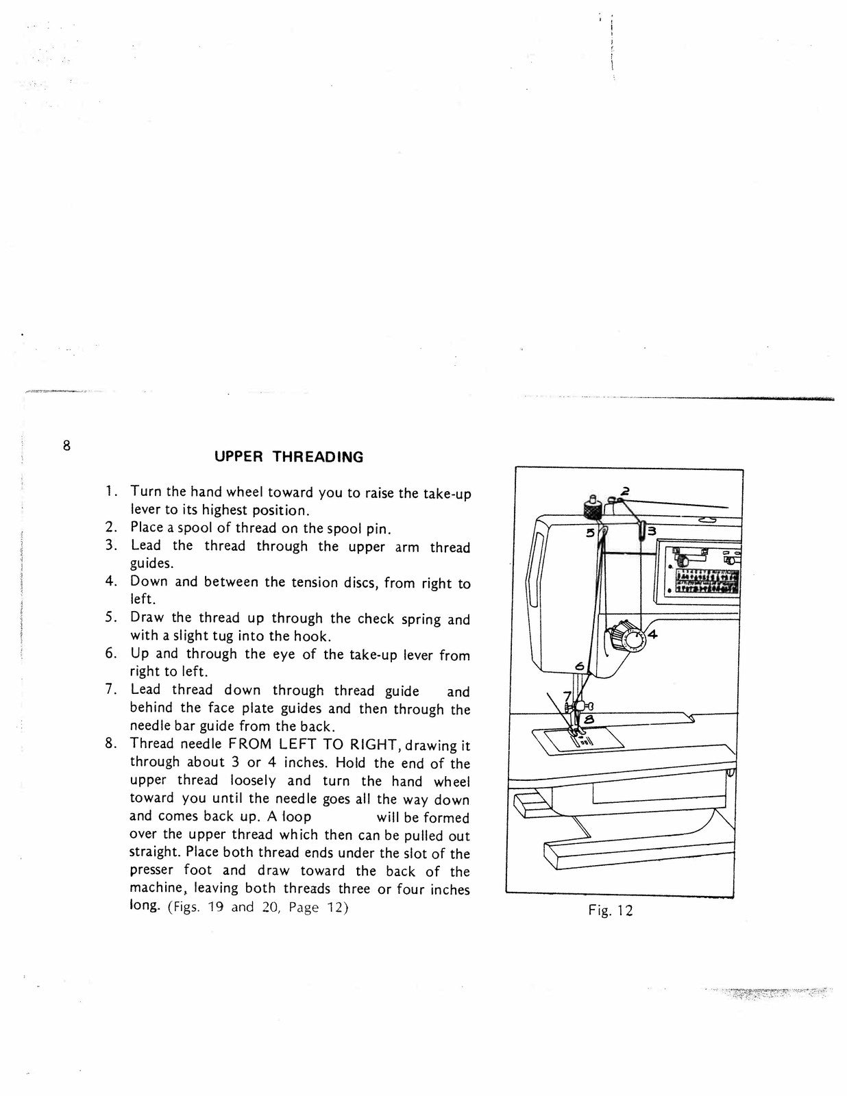 SINGER S-9000AAB Instruction Manual - STEEL WIRE BOUND - PROTECTIVE COVERS