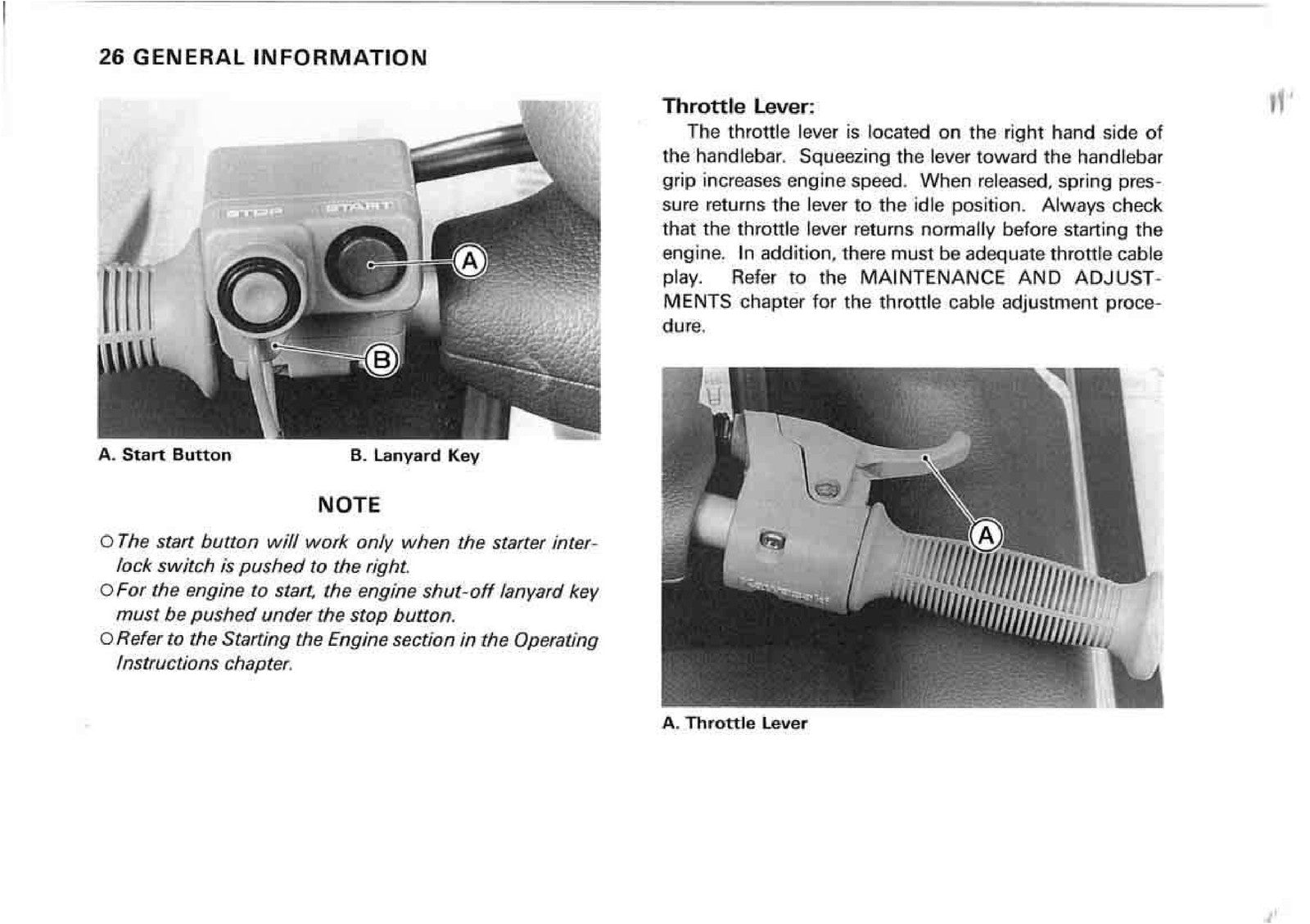 KAWASAKI JET SKI 750SXi Owners Manual 2 - STEEL WIRE BOUND - PROTECTIVE COVERS