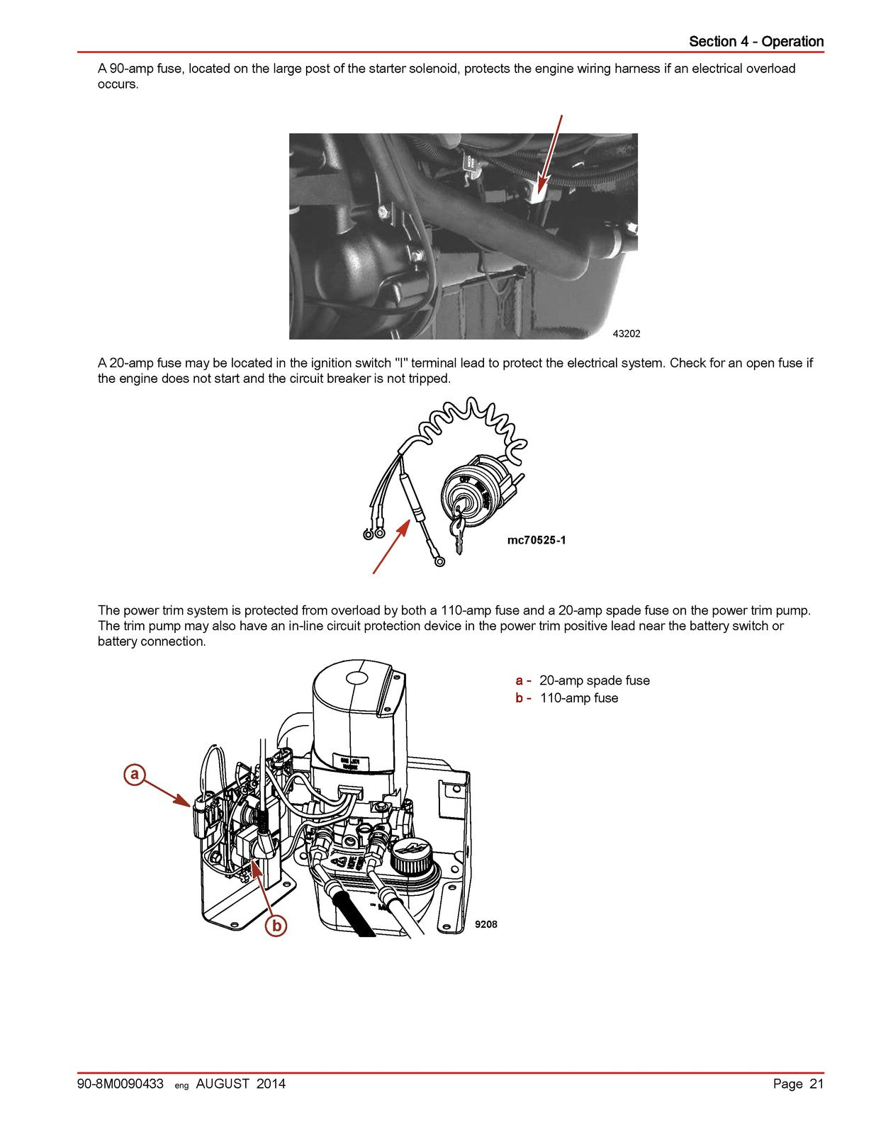 MERCURY 540 MAG Bravo 4V Marine Engine Service Manual - WIRE BOUND - COVERS