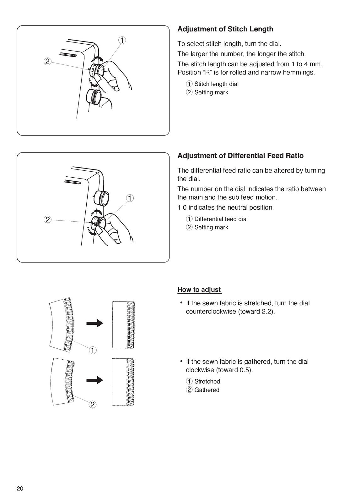 JANOME Juno 3434D Differential Feed Serger Instruction Manual - WIRE BOUND