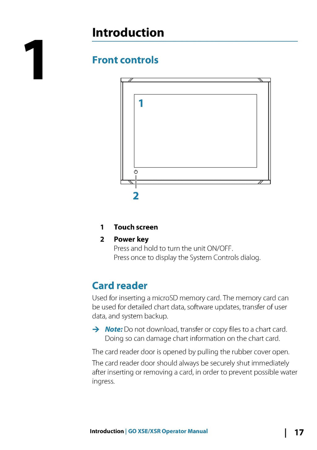 SIMRAD GO XSE XSR Series OPERATOR MANUAL - STEEL WIRE BOUND - PROTECTIVE COVERS