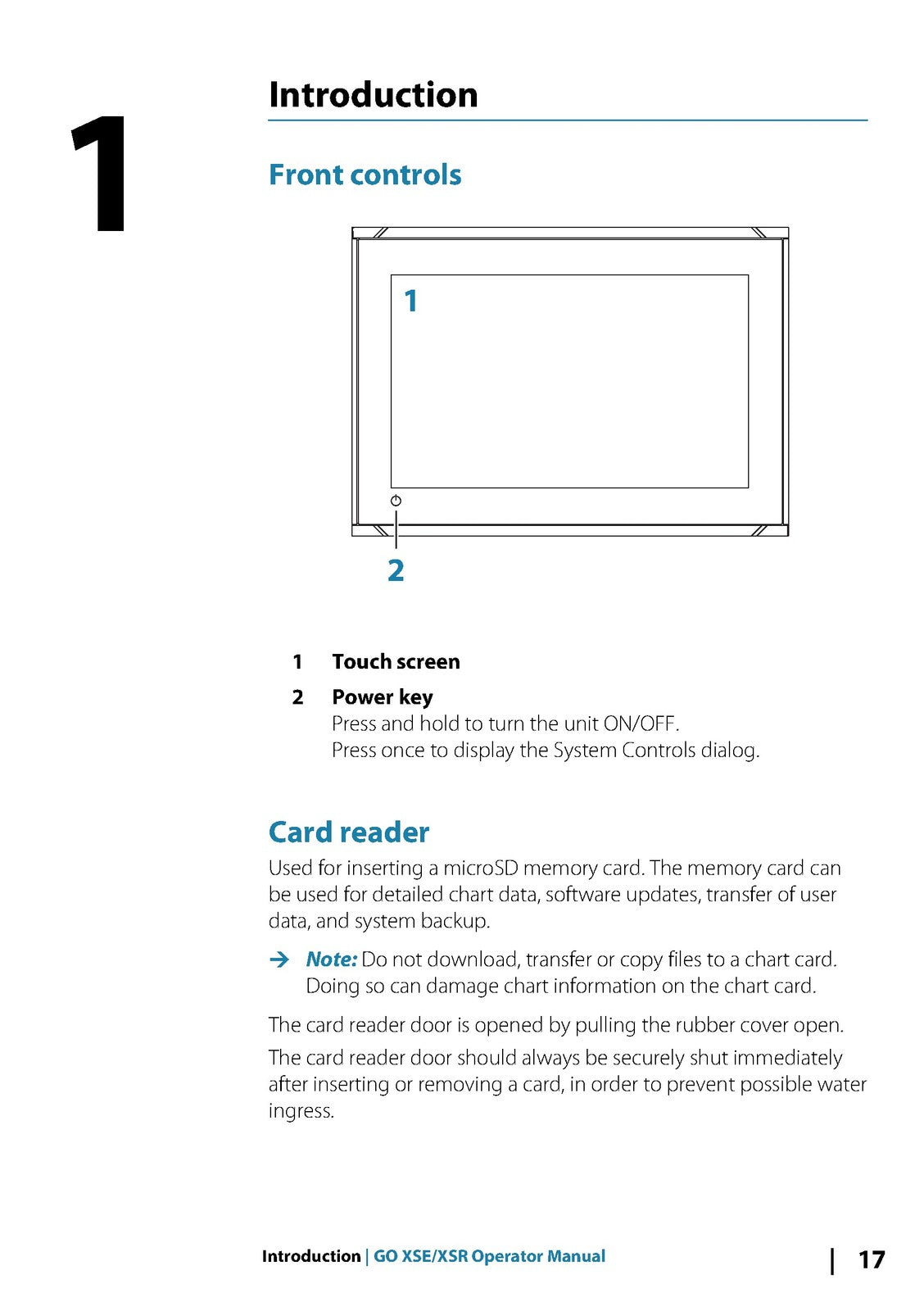 SIMRAD GO XSE XSR Series OPERATOR MANUAL - STEEL WIRE BOUND - PROTECTIVE COVERS