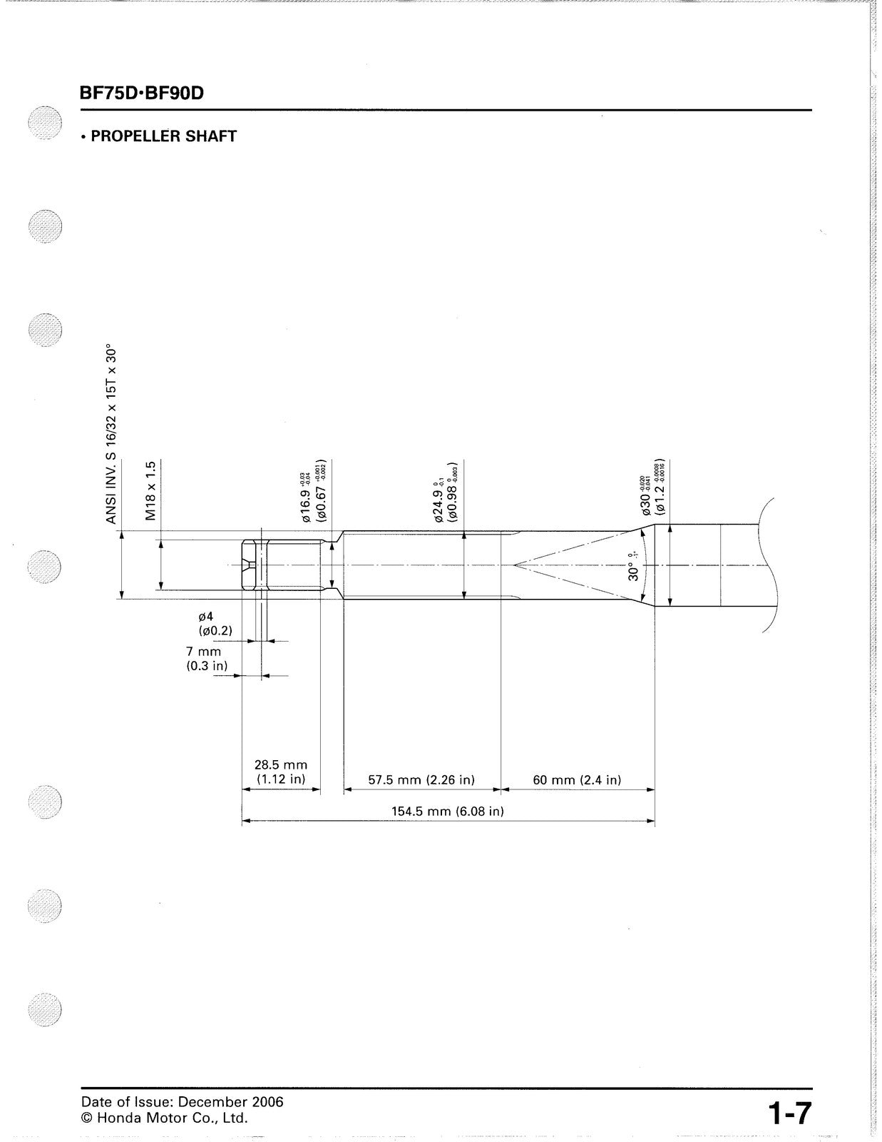 HONDA BF75D BF90D 2006-2011 Shop Manual 61ZY900E2 - BOUND - COVERS - XL FOLDOUTS