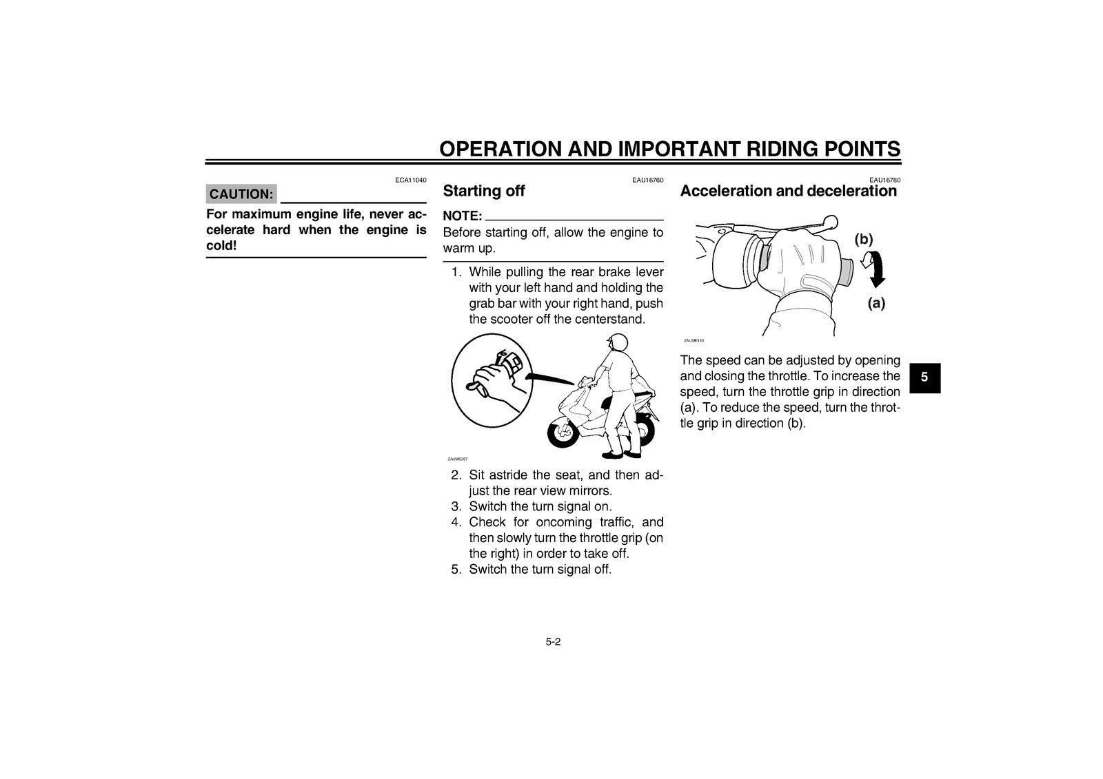 YAMAHA YQ50 YQ50L Aerox Owners Manual 2005 - STEEL WIRE BOUND - TOUGH COVERS