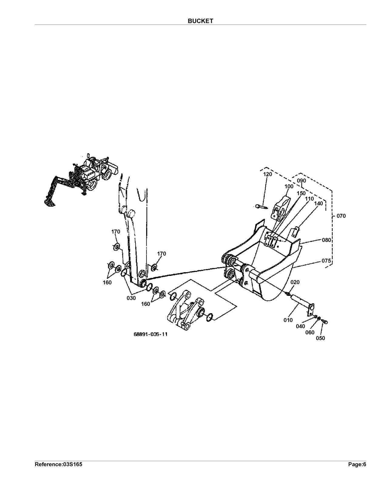 KUBOTA R420BH Backhoe Loader Parts Manual - STEEL WIRE BOUND - PROTECTIVE COVERS