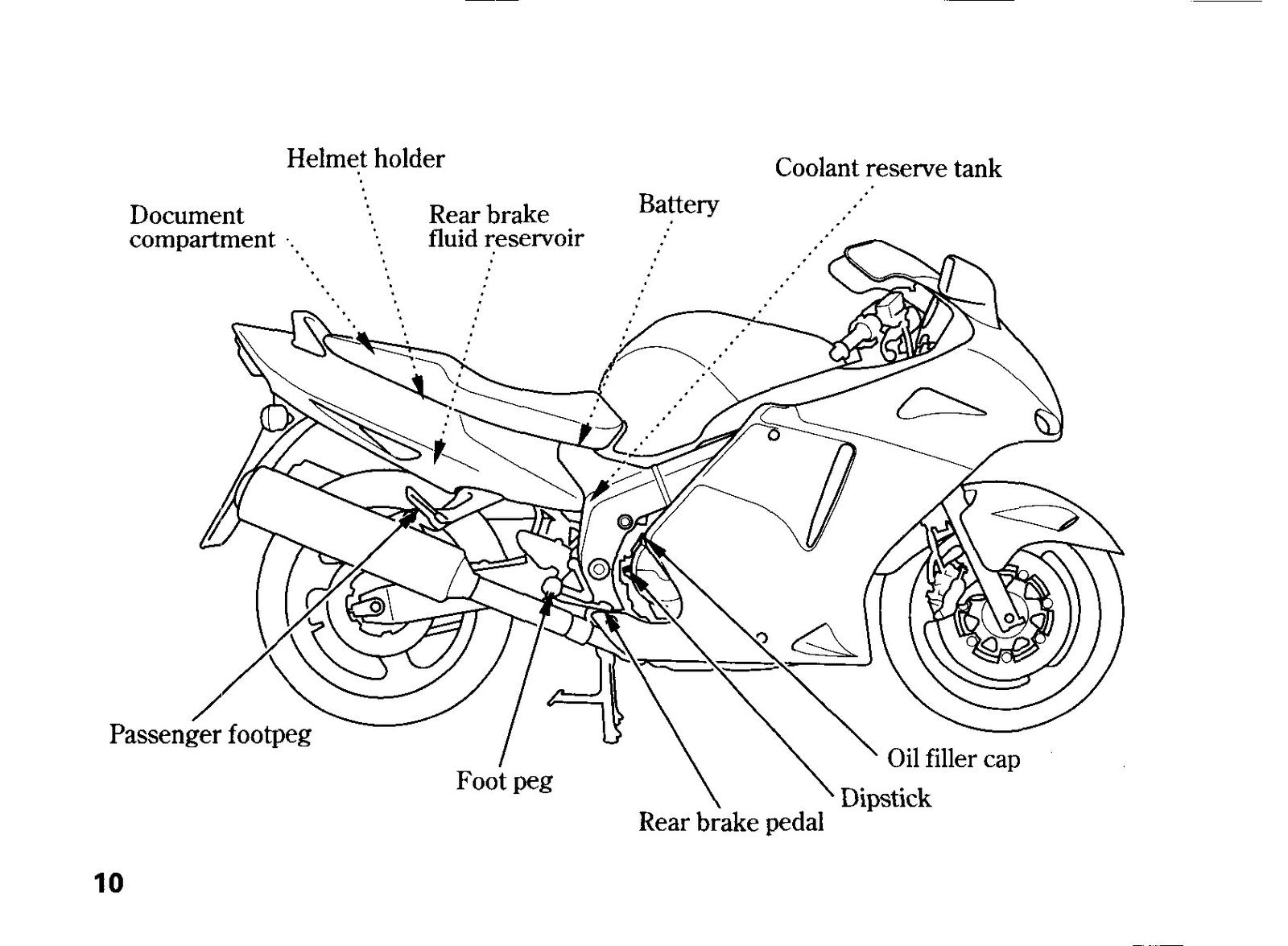 HONDA CBR1100XX Motorcycle Owners Manual 2002 - BOUND - COVERS - XL FOLDOUTS