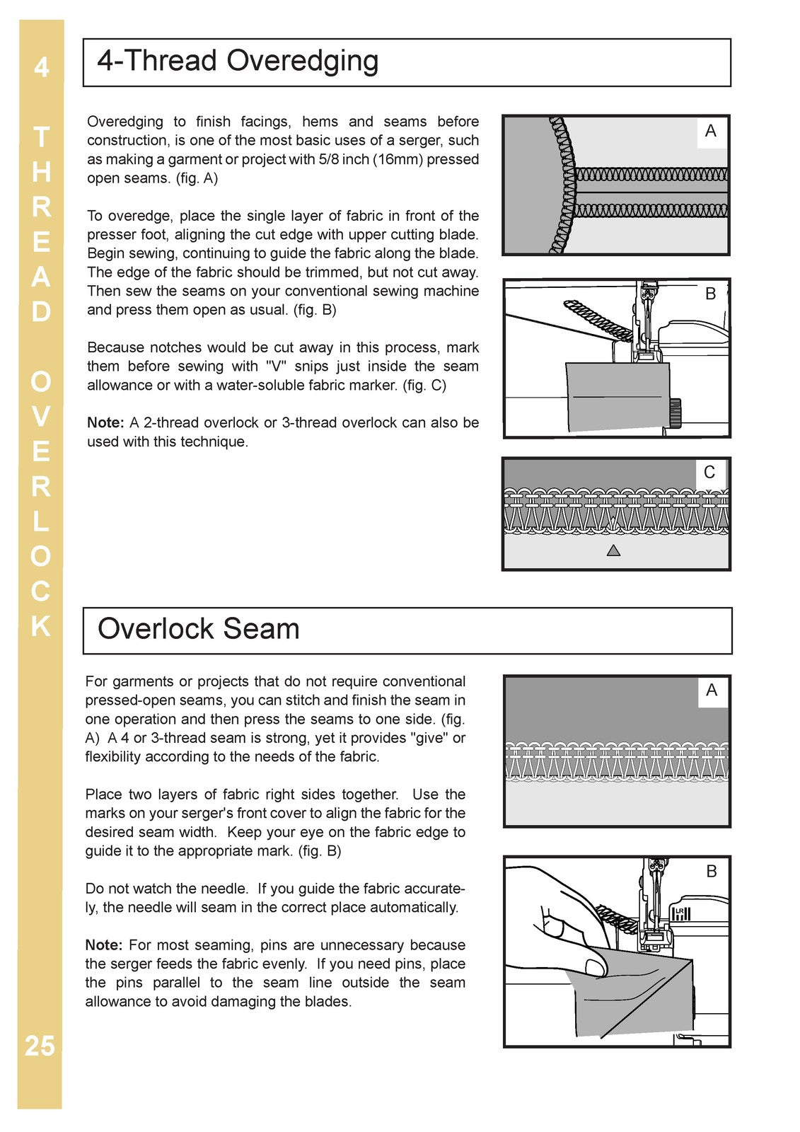 BABY LOCK Acclaim BLES4 Serger Instruction Manual - WIRE BOUND - TOUGH COVERS