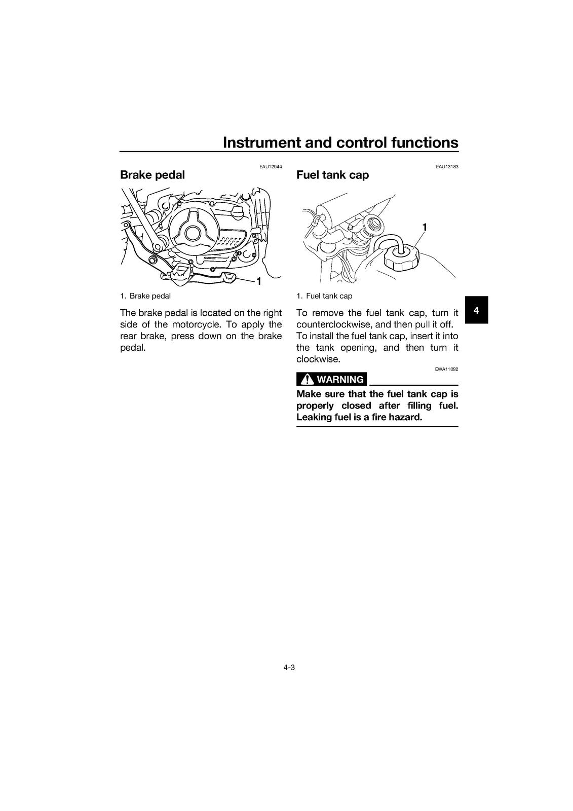 YAMAHA TT-R110E TT-R110ET Motorcycle Owners Manual 2026 - WIRE BOUND - COVERS