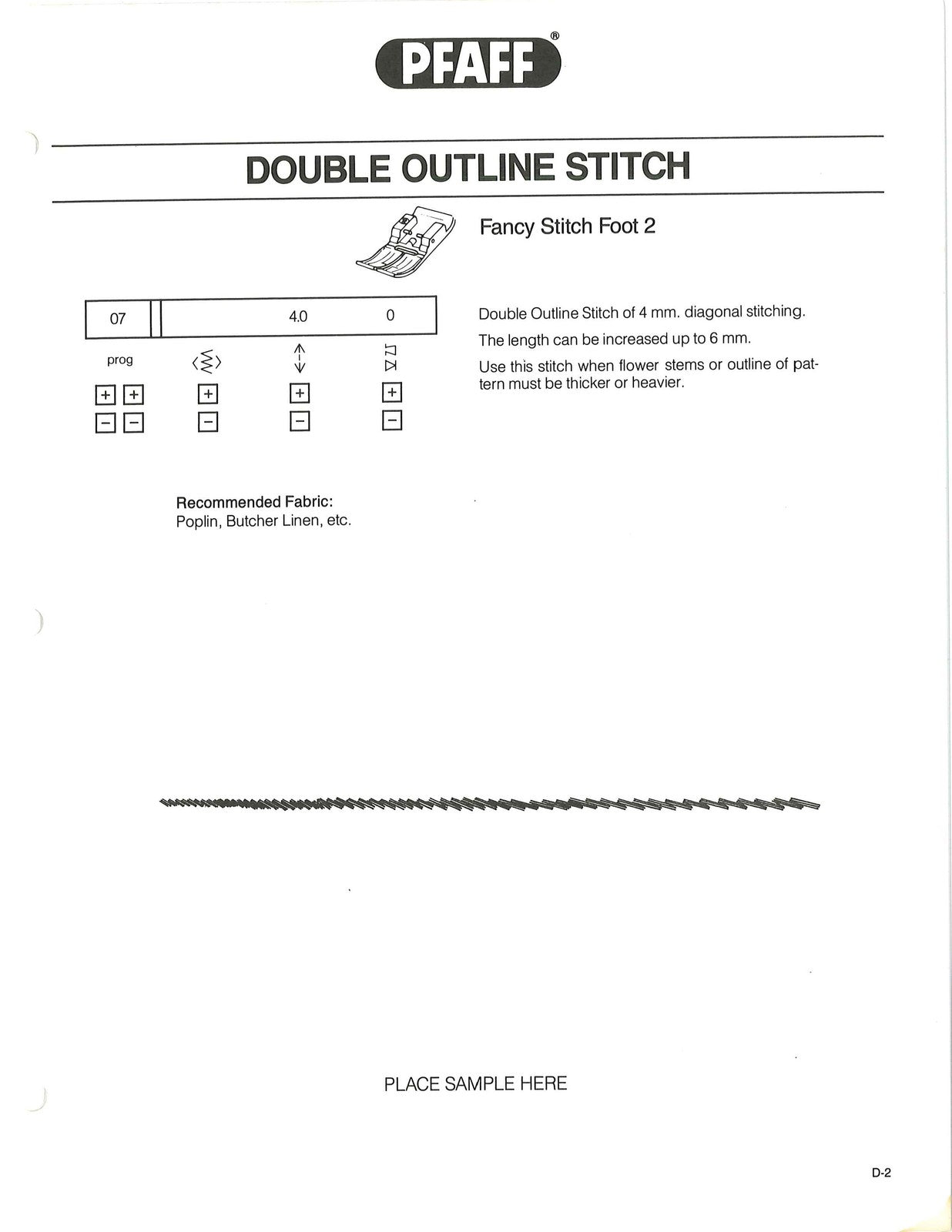 PFAFF Creative 1471 Owners Handbook Manual - yr 1985 - BOUND - COVERS - FOLDOUTS