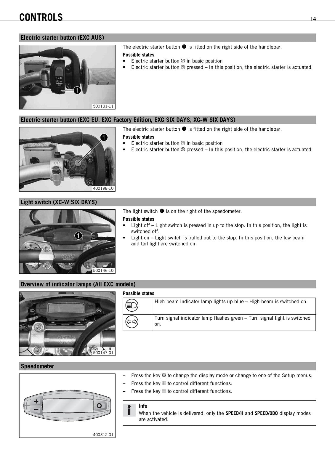 KTM 400 450 530 EXC XC-W Motorcycle Owners Manual 2011 - WIRE BOUND - COVERS
