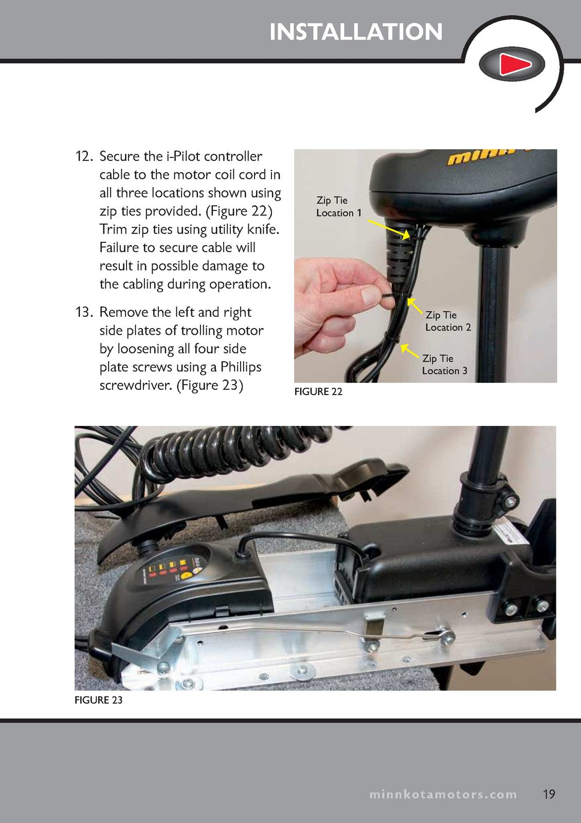 MINN KOTA i-Pilot Trolling Motor Owners Manual 2011 - WIRE BOUND - TOUGH COVERS