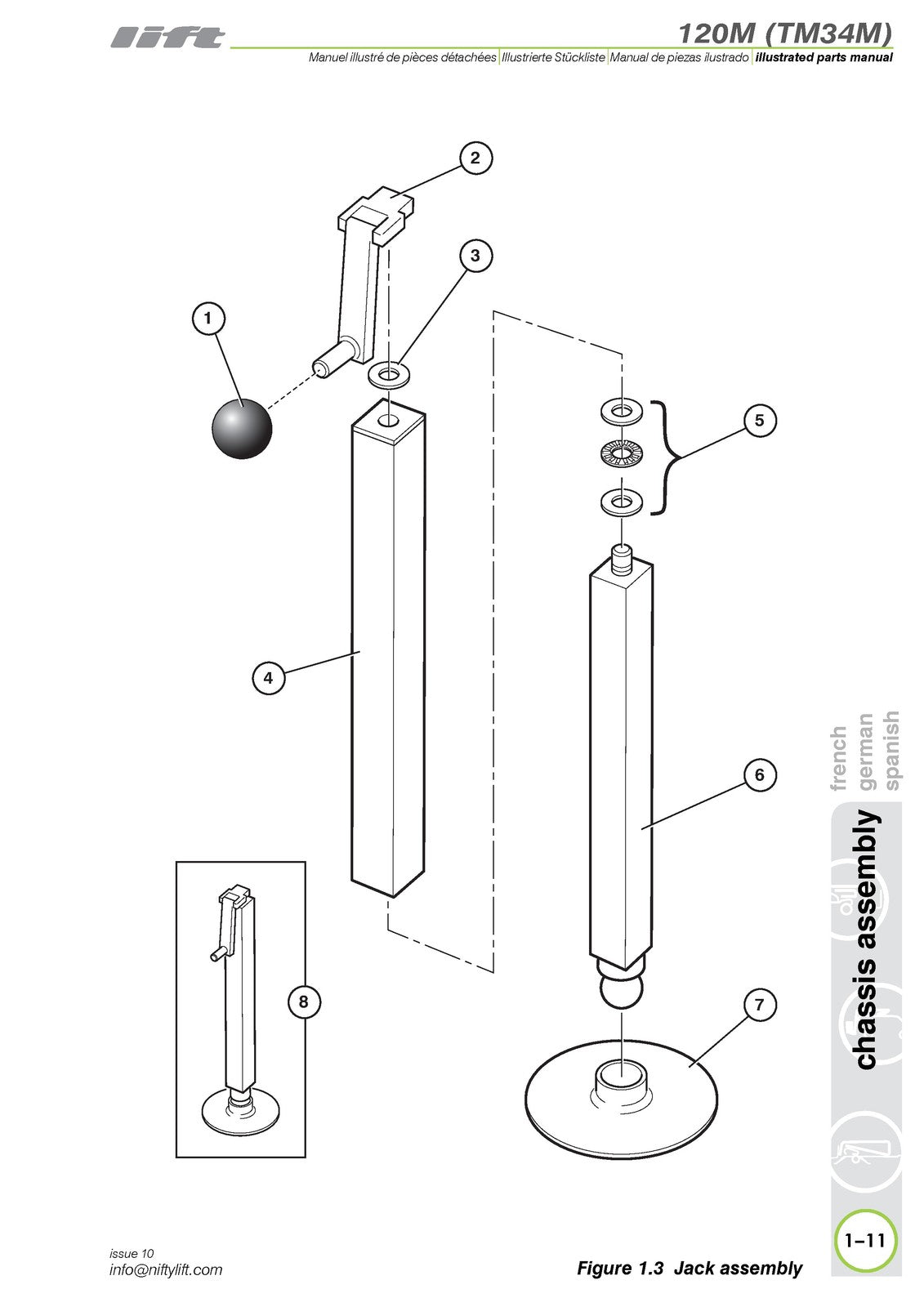 NIFTYLIFT 120M TM34M Illustrated Parts Manual 2018 - WIRE BOUND - TOUGH COVERS