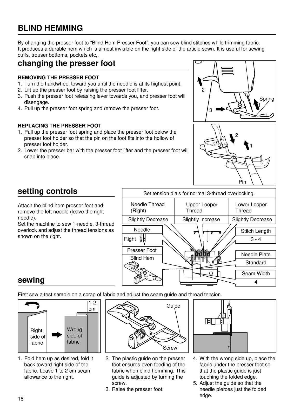 BABY LOCK BL450 Serger Instruction Manual - STEEL WIRE BOUND - PROTECTIVE COVERS