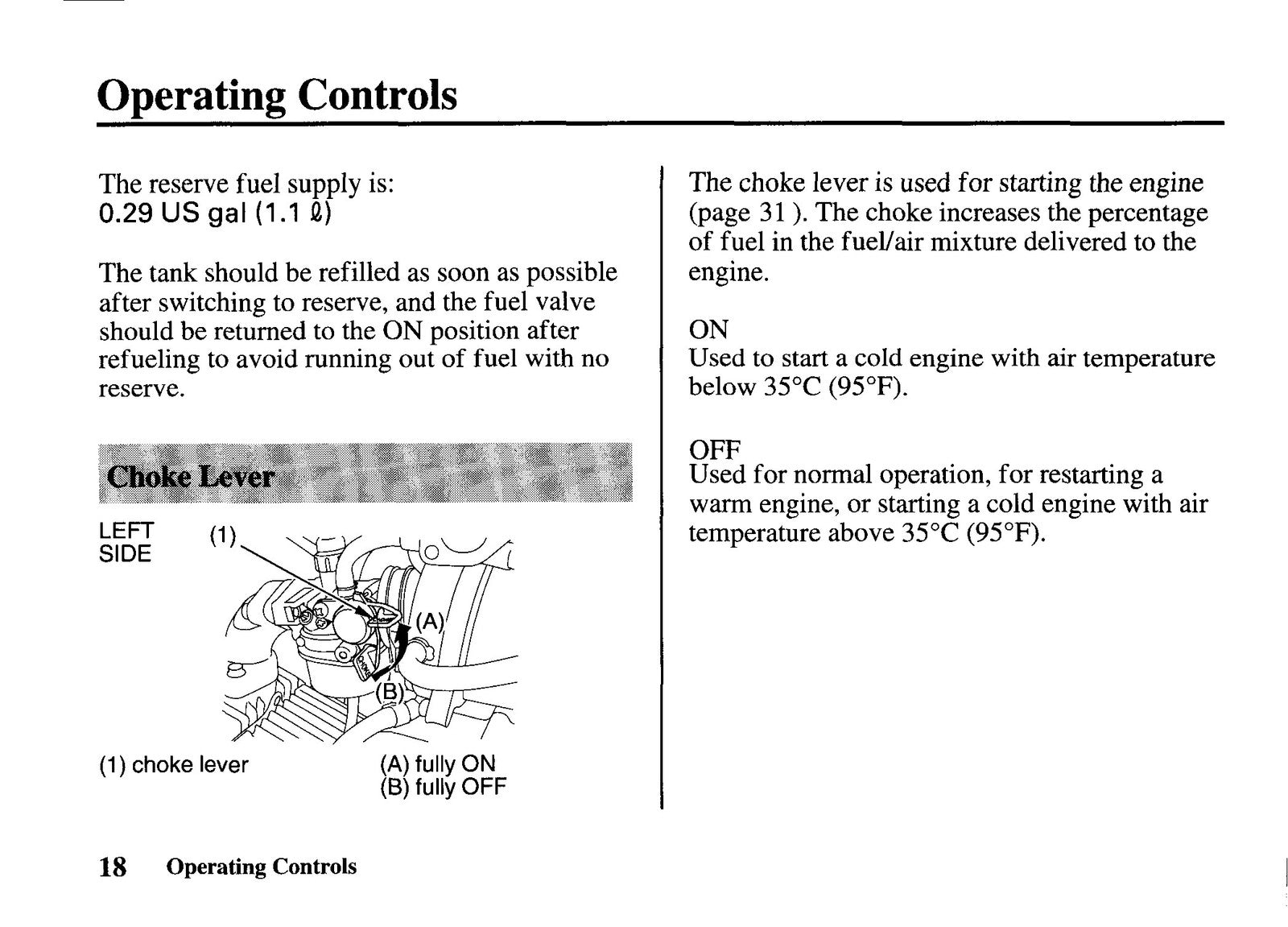 HONDA CRF70F Owners Manual 2004 - STEEL WIRE BOUND - PROTECTIVE COVERS