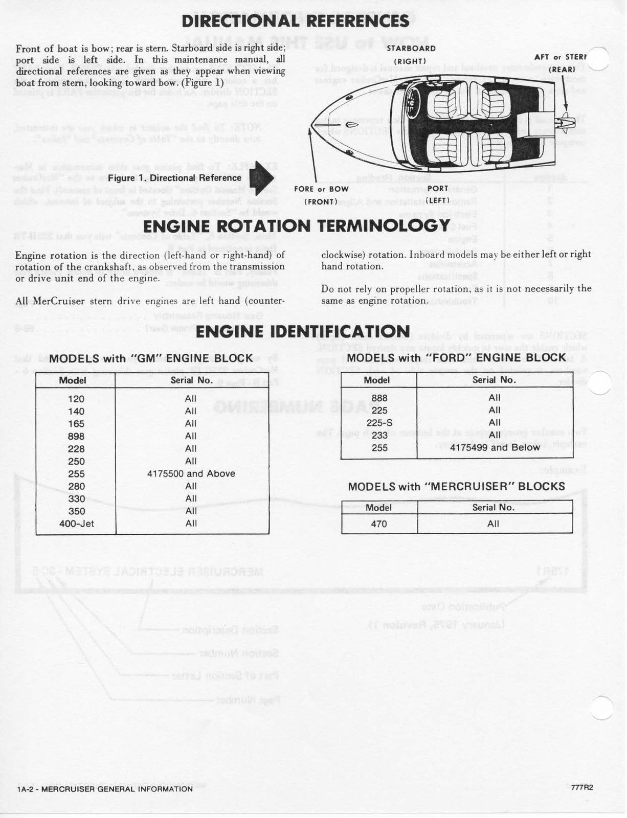 MERCURY MERCRUISER Stern Drive Units And Service Manual Number 2 1986 - BOUND