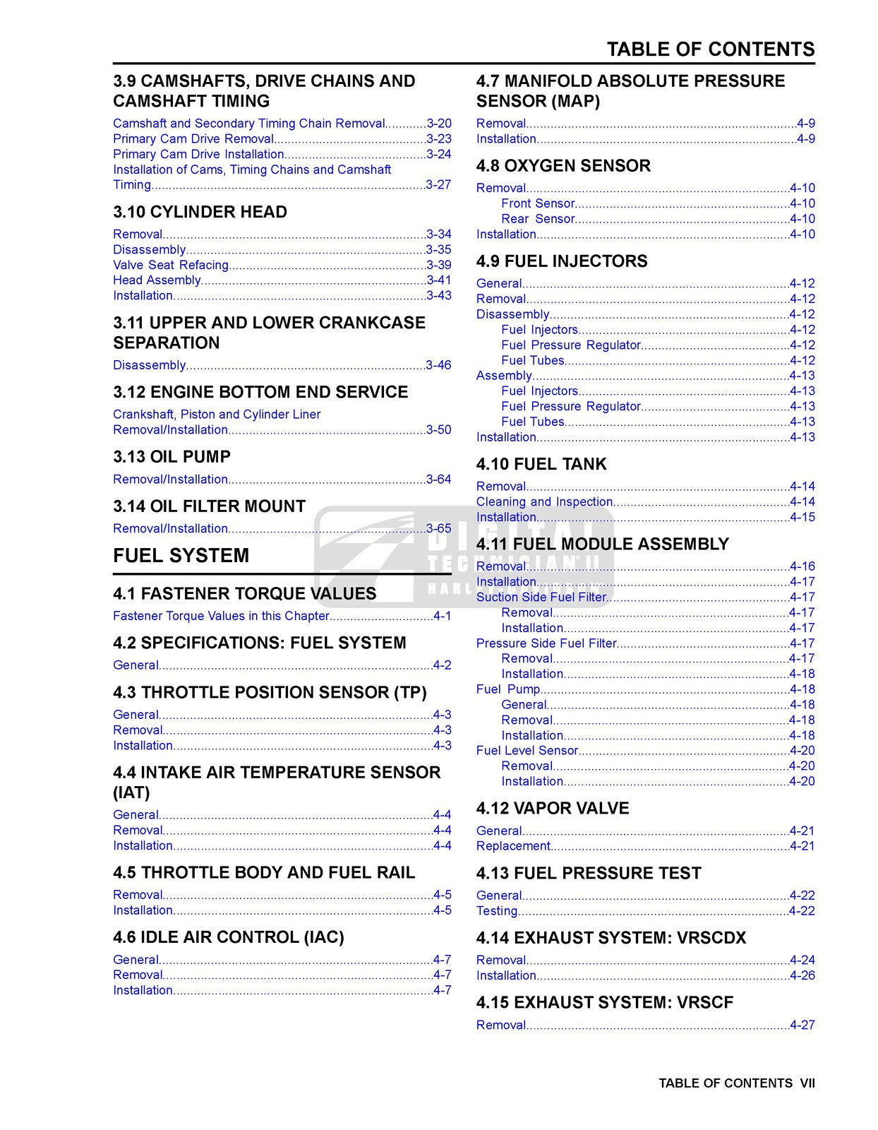 HARLEY-DAVIDSON VRSC V-Rod Models Service Manual 2013 - WIRE BOUND - COVERS