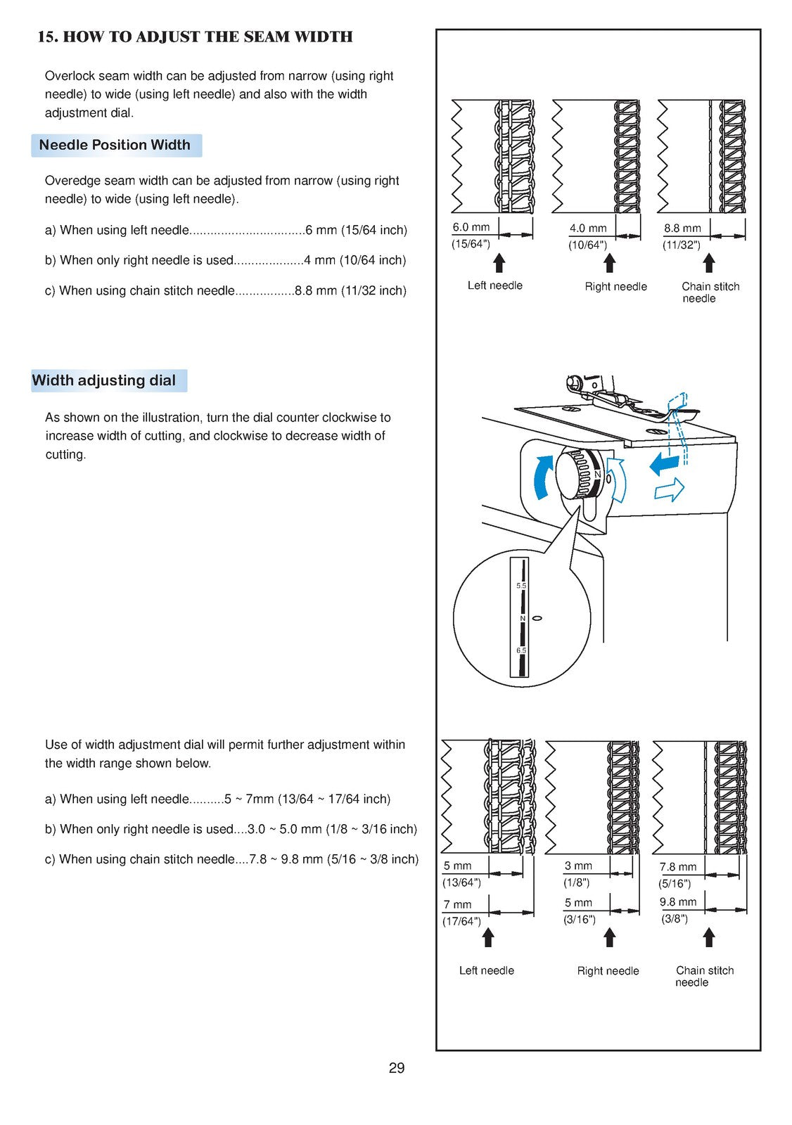 BABY LOCK Combination Overlock Chain Stitch Cover Stitch Instruction Manual