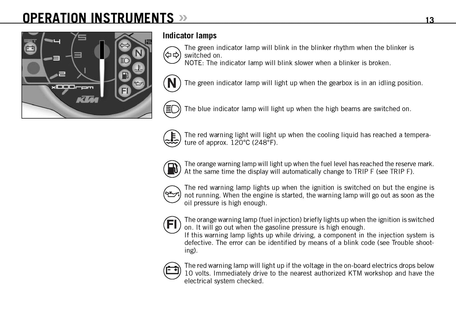 KTM 990 Super Duke 990 Super Duke R Owners Manual 2007 - WIRE BOUND - COVERS