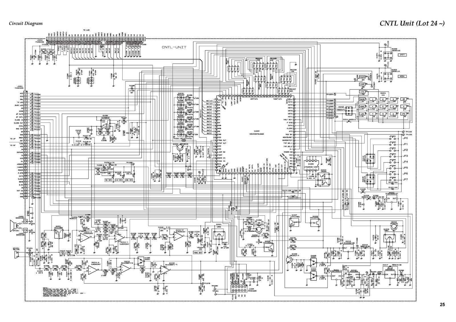 VERTEX STANDARD VX-5R Triple-Band FM Transceiver Service Manual 2003, FOLDOUTS