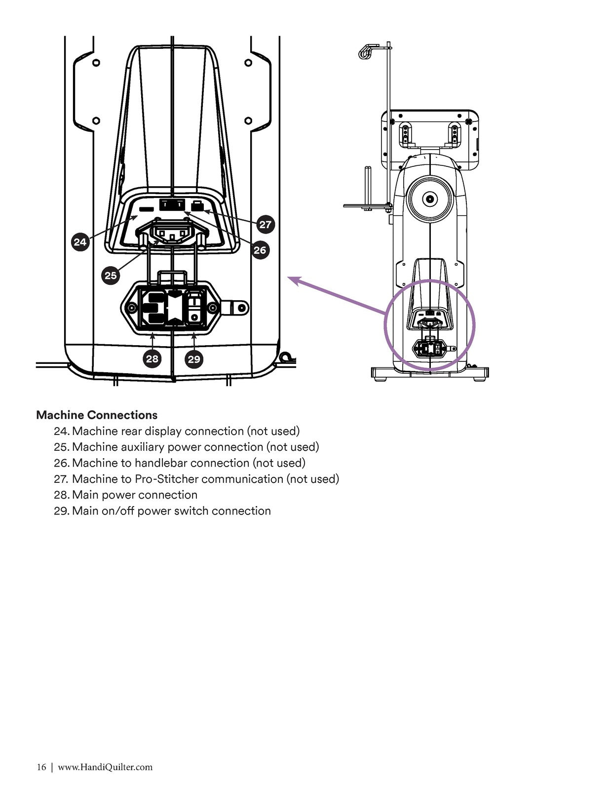 HANDI QUILTER Amara ST 20-Inch Longarm User Manual 2024 - WIRE BOUND - COVERS