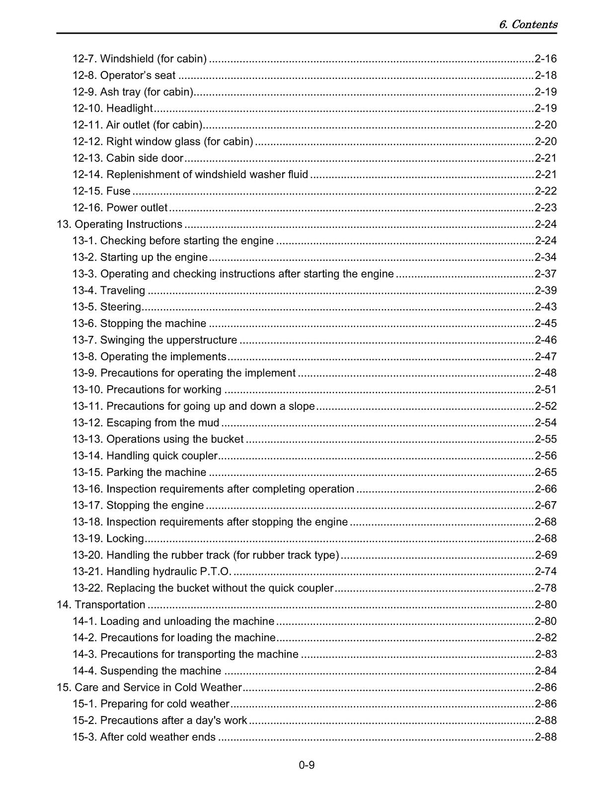 YANMAR ViO27-5 ViO35-5 Excavator Operation and Maintenance Manual - WIRE BOUND