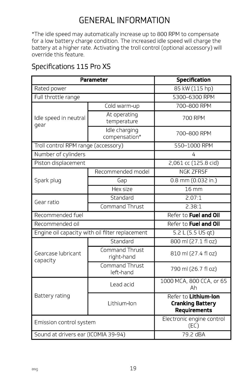 MERCURY 75 80 90 100 115 Pro XS SeaPro Maintenance Installation Manual - BOUND