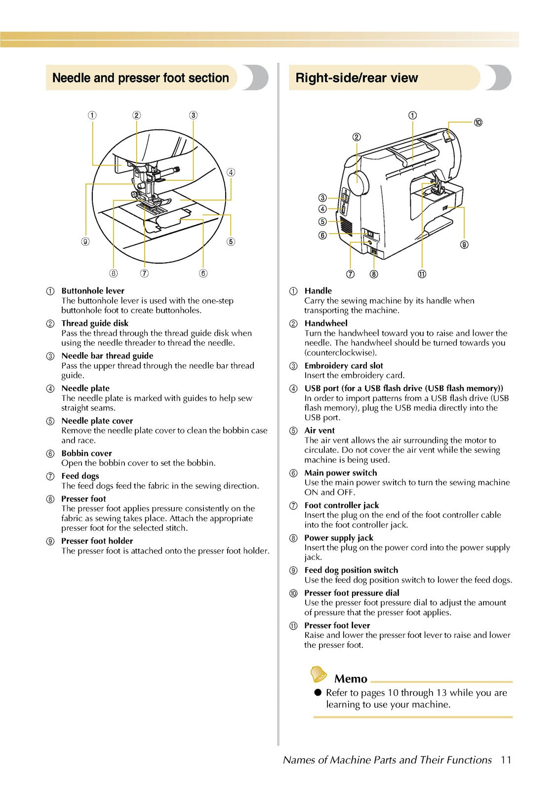 BABY LOCK Ellure Plus BLR3 Sewing Machine Instruction Manual - WIRE BOUND