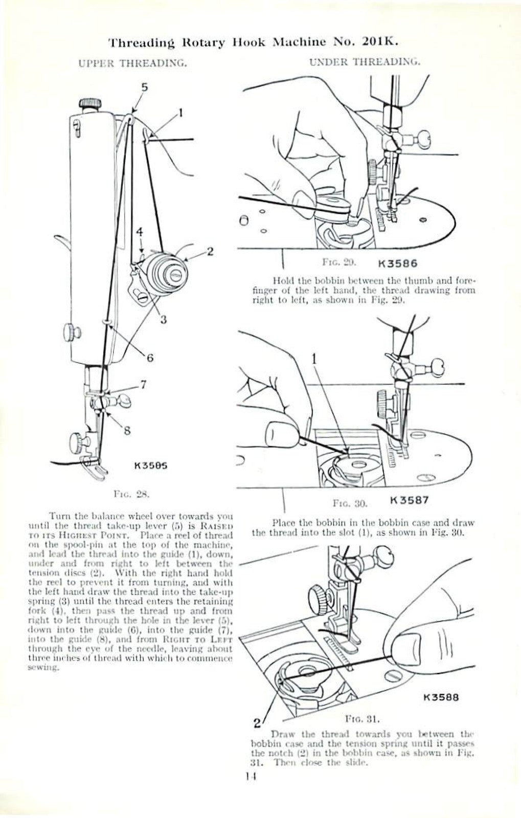 SINGER Model 15 Family Machines Attachments Operators Manual BUNDLE - WIRE BOUND