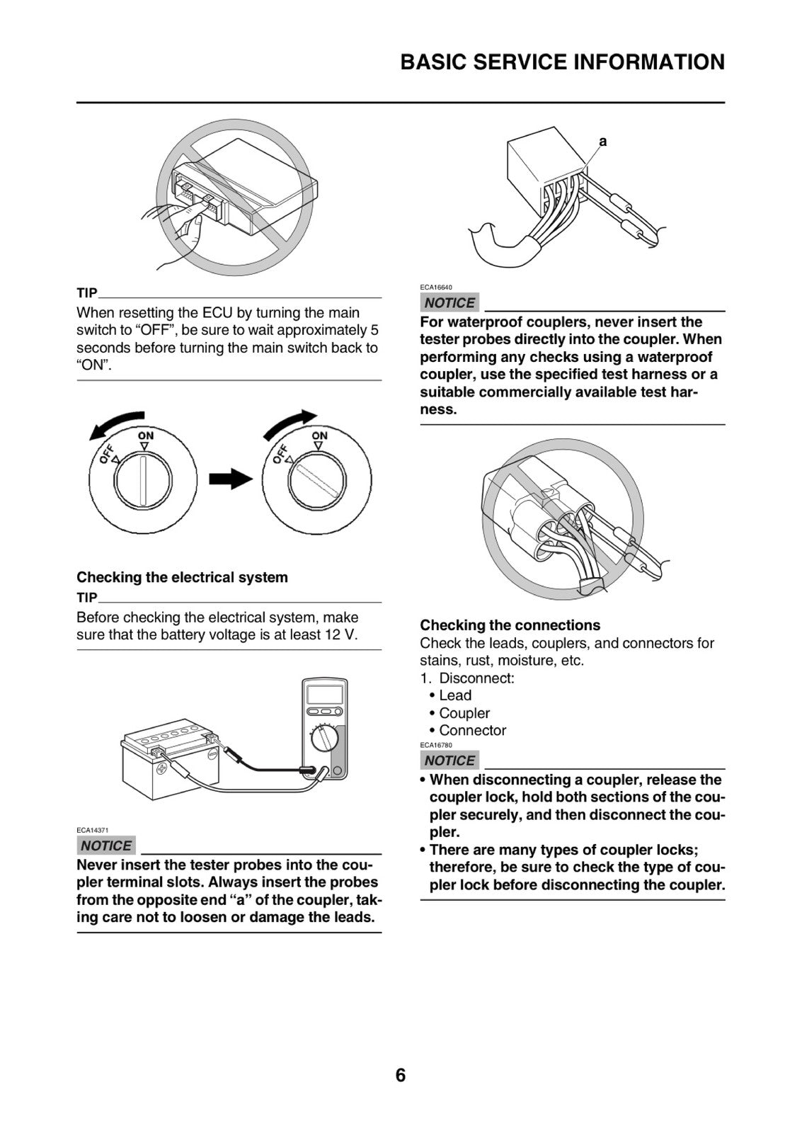 YAMAHA YZF-R6 Motorcycle Service Manual 2017 - STEEL WIRE BOUND - TOUGH COVERS