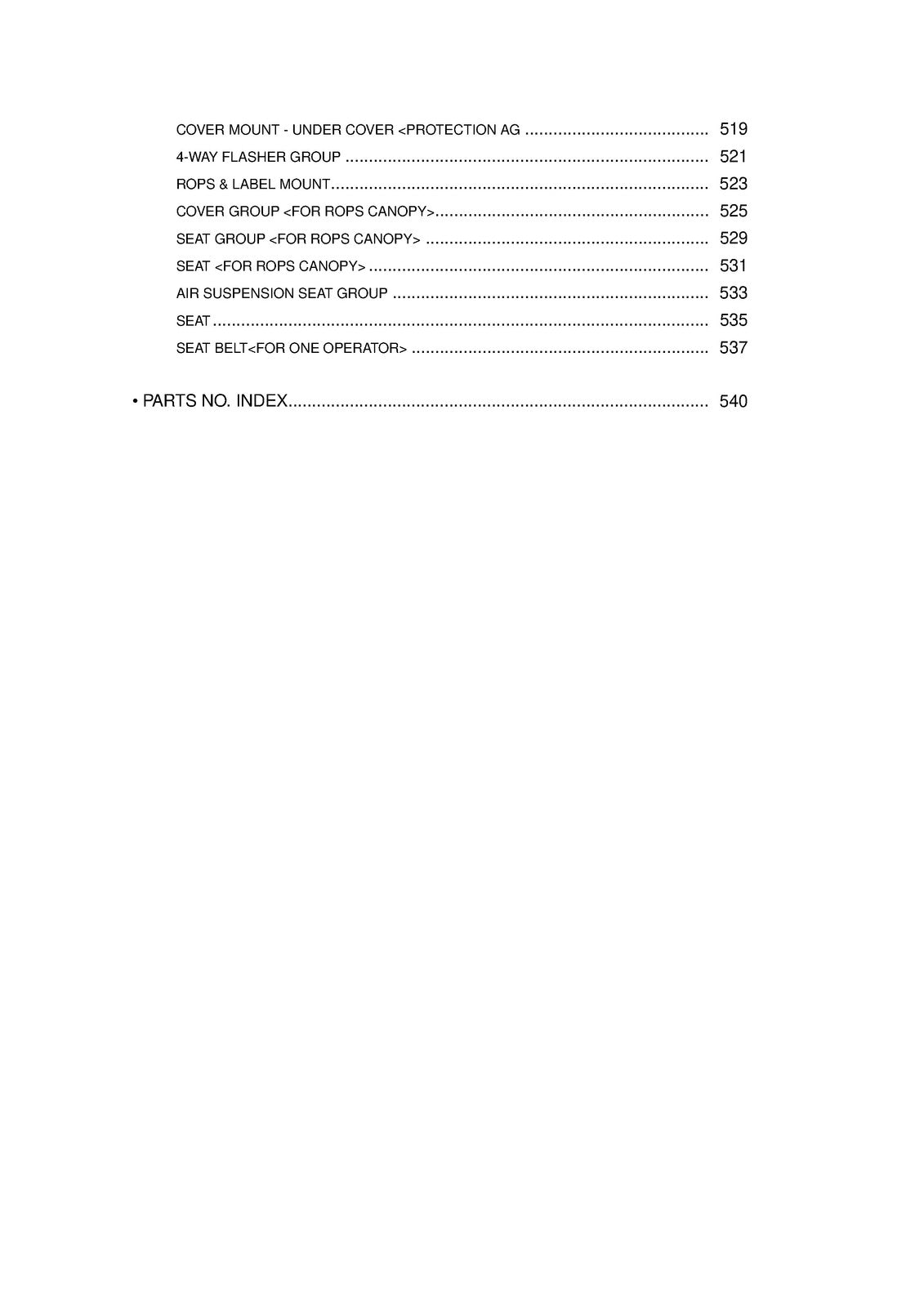 KAWASAKI 70ZV Wheel Loader Parts Manual 2006 SN 70C4-5001 Up - WIRE BOUND