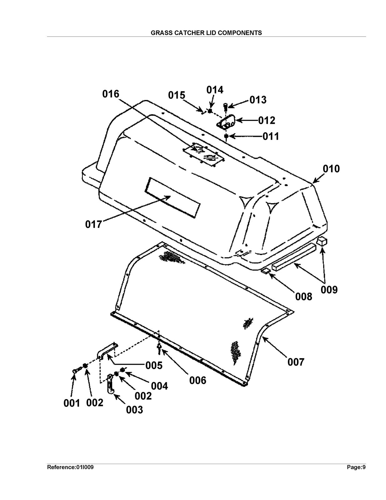 KUBOTA GCK60BXParts Manual - STEEL WIRE BOUND - PROTECTIVE COVERS