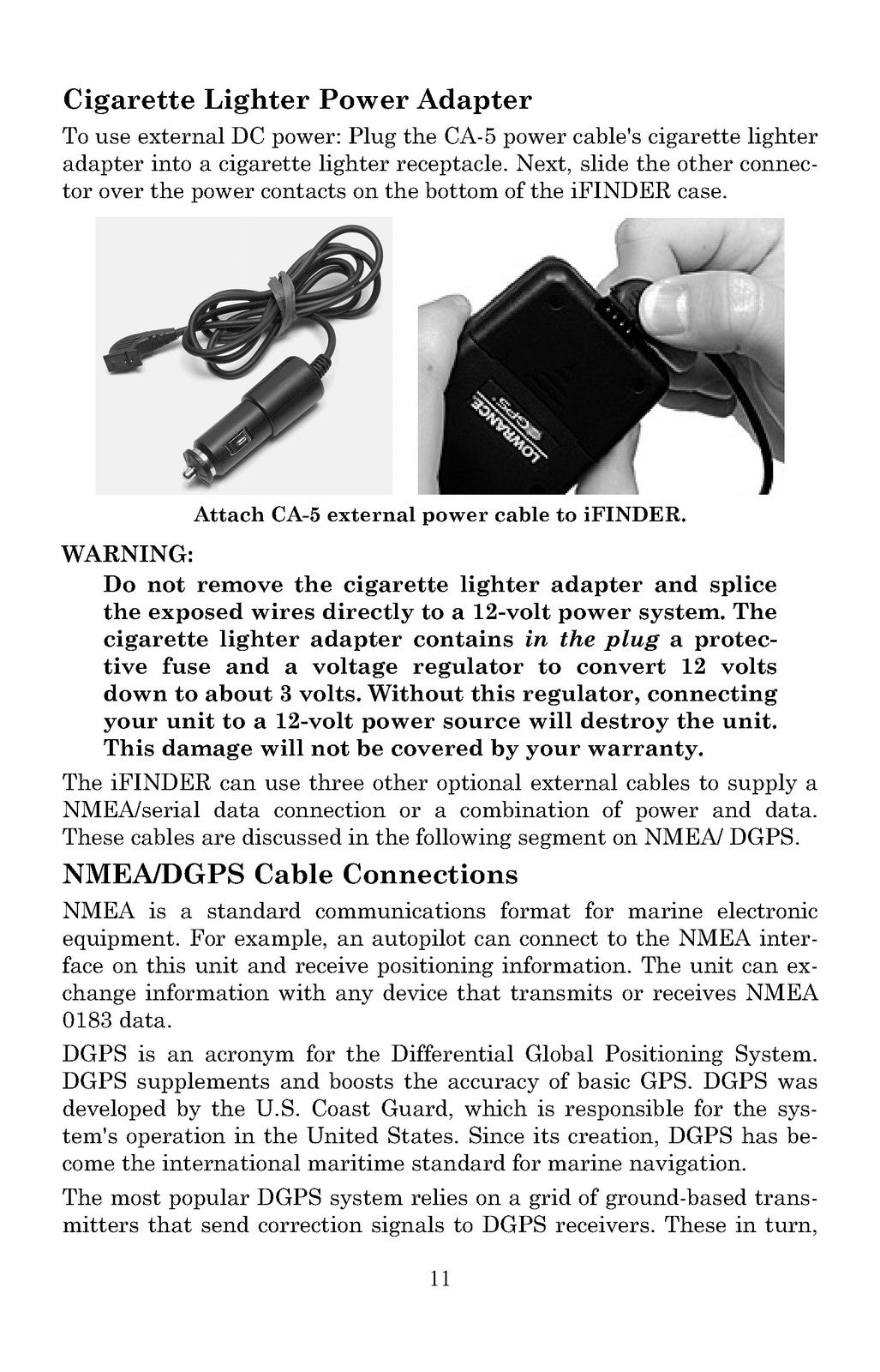 LOWRANCE electronic IFINDER PRO User Manual - STEEL WIRE BOUND - TOUGH COVERS