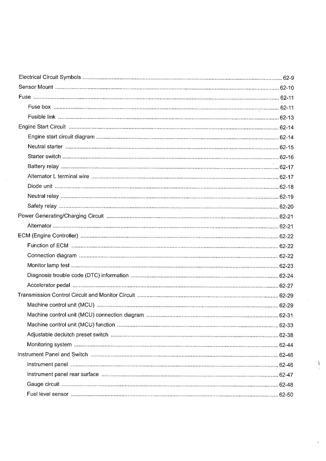 KAWASAKI 65ZV-2 Wheel Loader Shop Manual SN 65J4-9001 Up 2011, FOLDOUTS