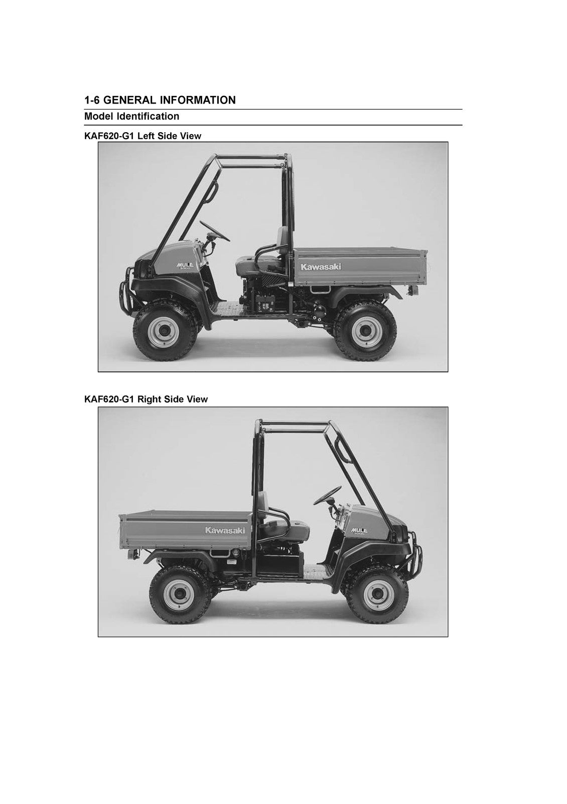 KAWASAKI Mule 3010 Service Manual - STEEL WIRE BOUND - PROTECTIVE COVERS