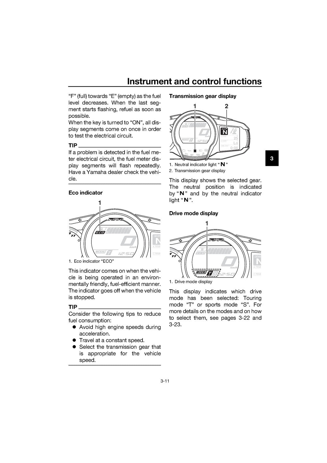 YAMAHA FJR1300 FJR1300AE Motorcycle Owners Manual 2018 - WIRE BOUND - COVERS
